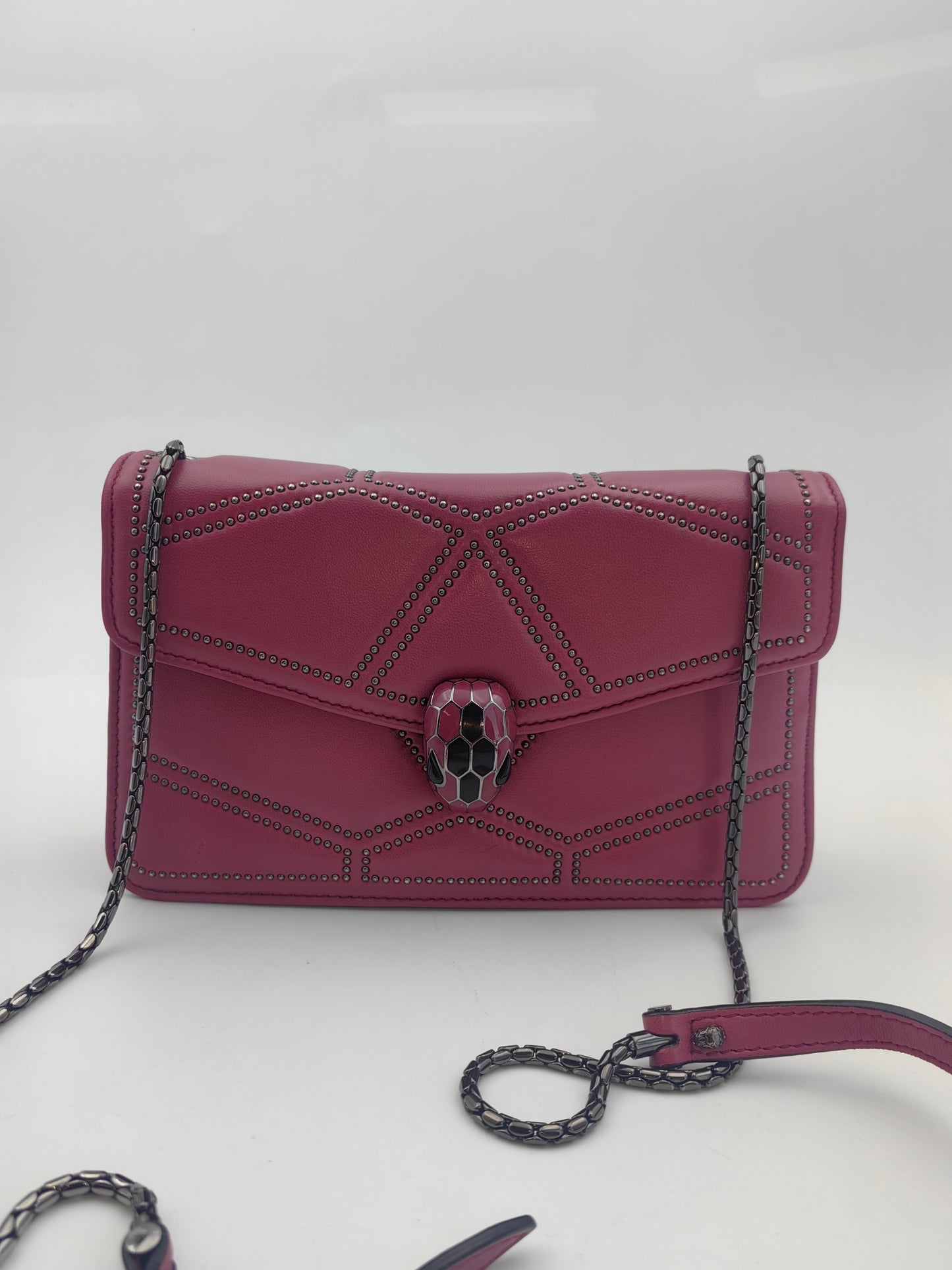 Bulgari - Serpenti - Leather - Pink - (mini)