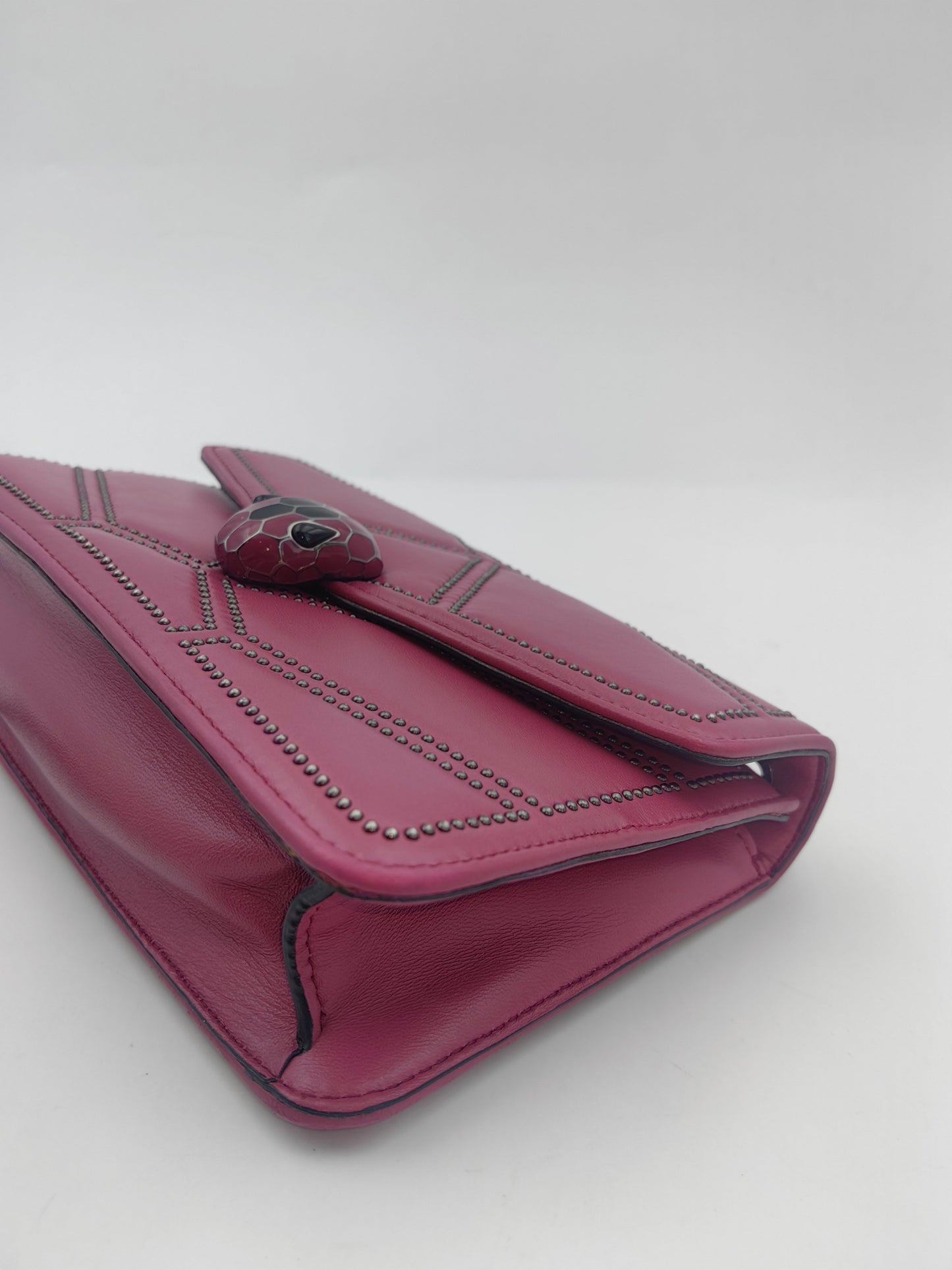 Bulgari - Serpenti - Leather - Pink - (mini)