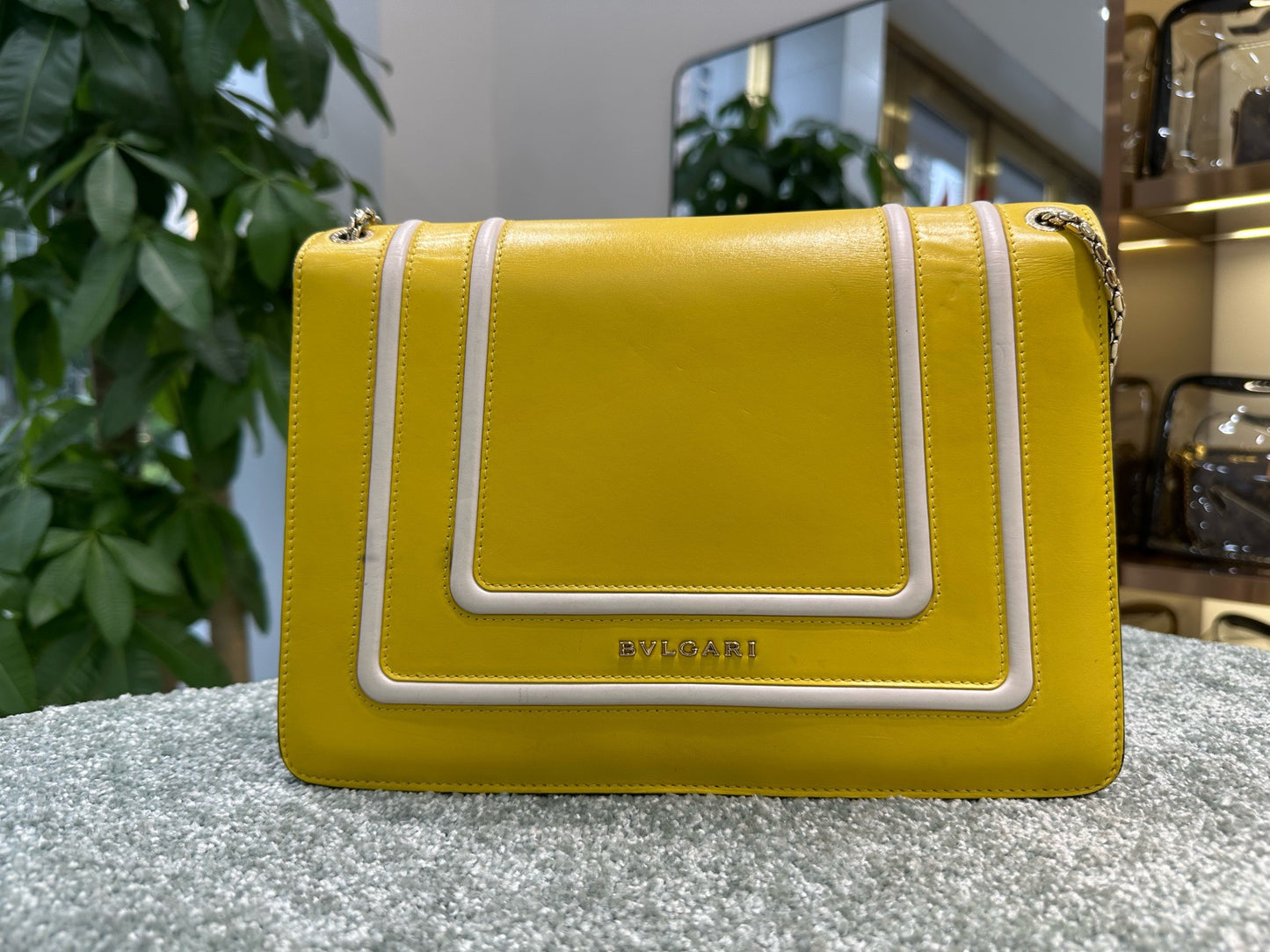 Bulgari - Serpenti - Leather - Yellow - (medium)