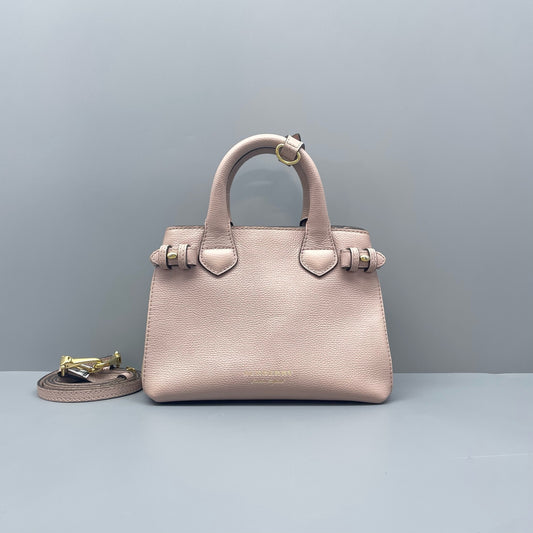Burberry - Banner Bag - Leather - Pink - (mini)