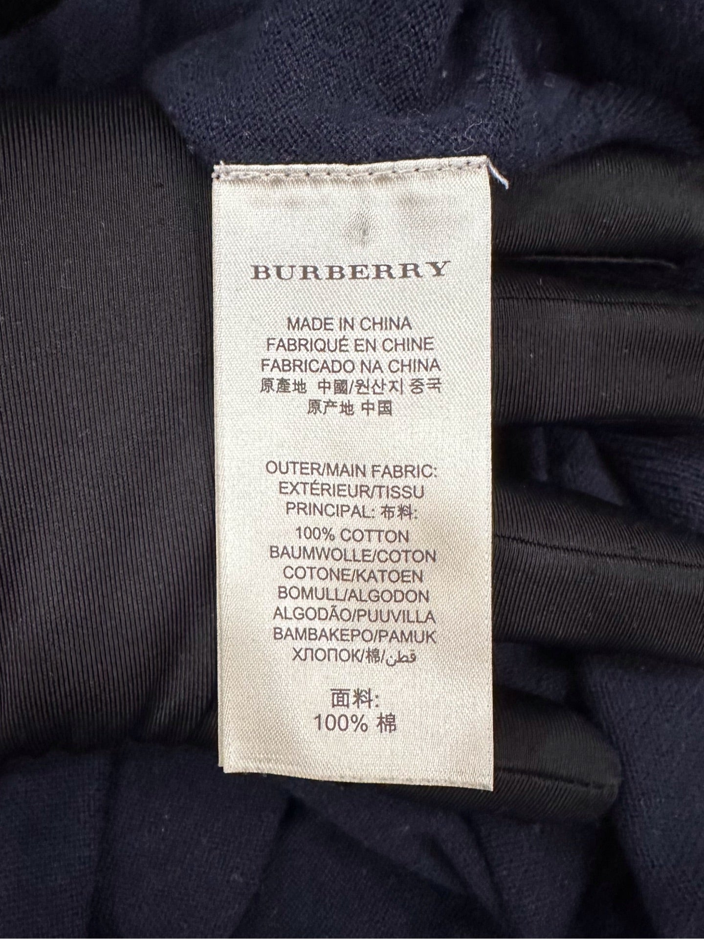 Burberry - Brit - Cotton - Black - (S)