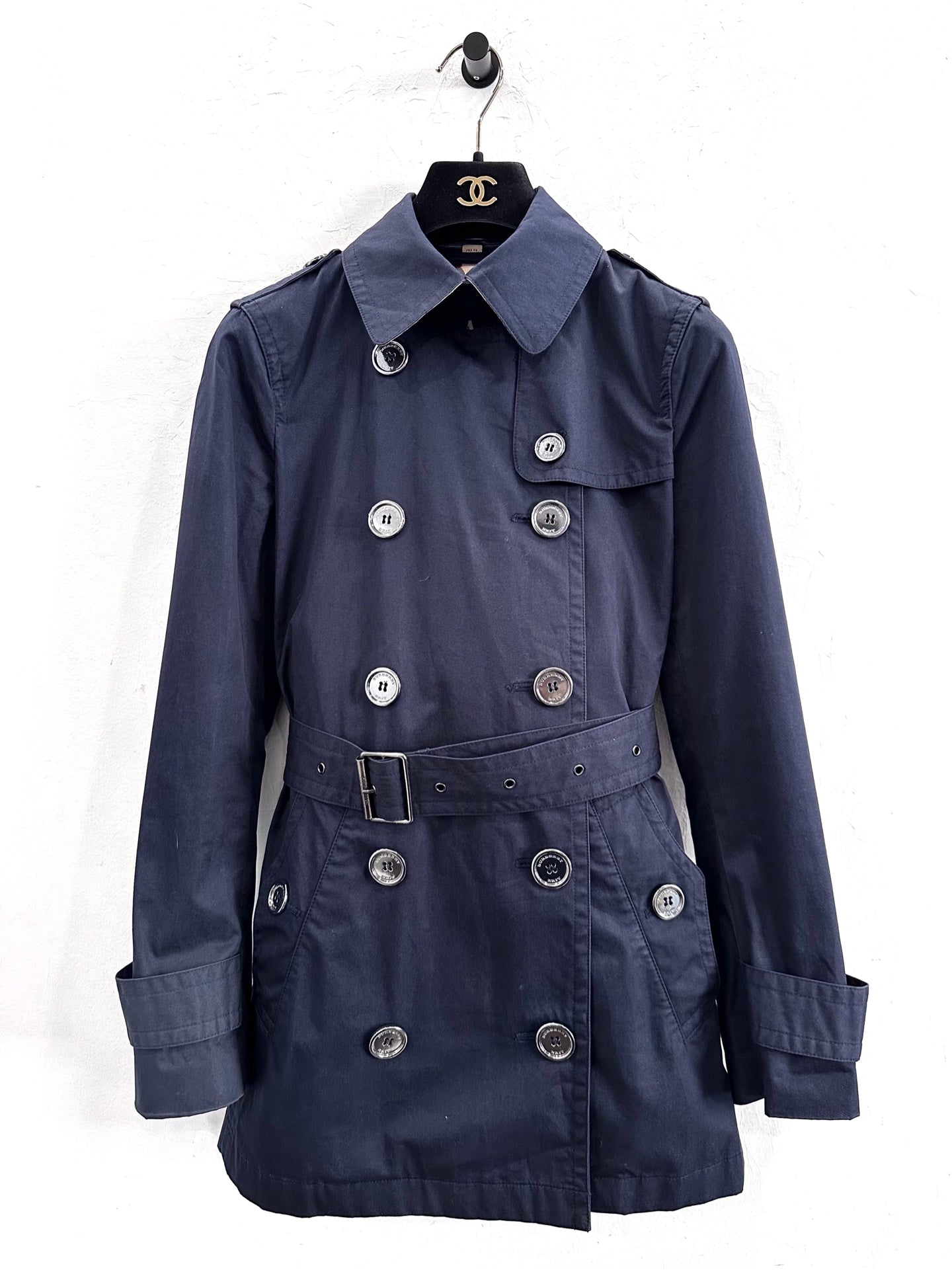 Burberry - Brit - Cotton - Navy - (4)