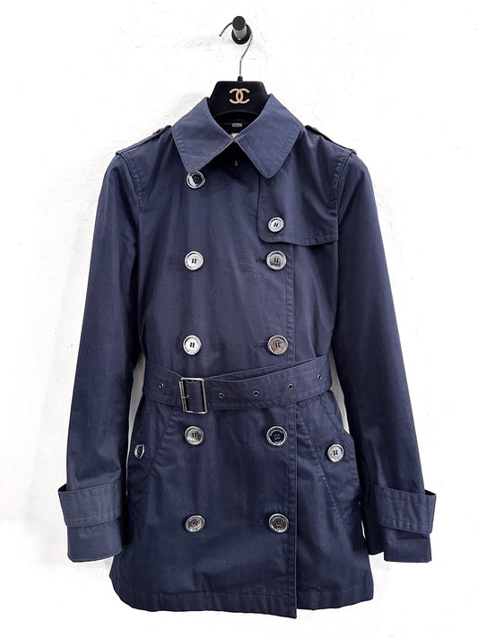 Burberry - Brit - Cotton - Navy - (4)