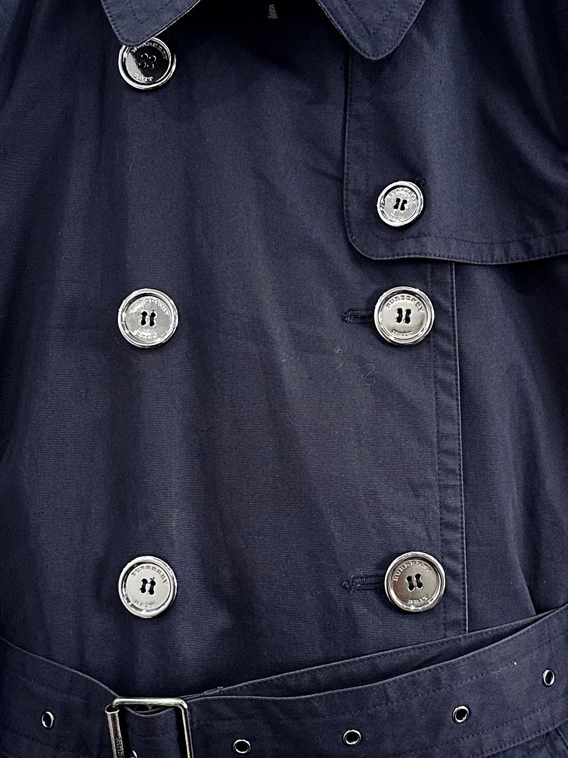 Burberry - Brit - Cotton - Navy - (4)