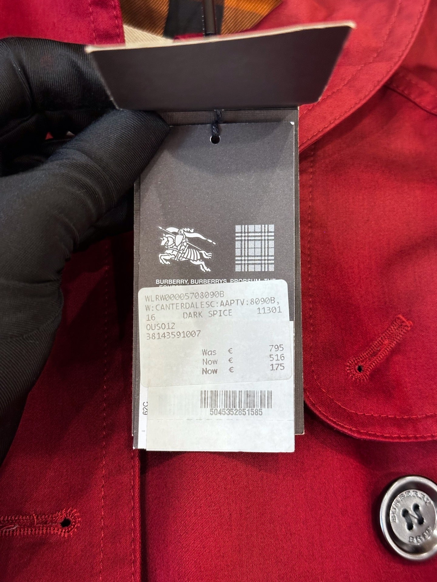 Burberry - Brit - Cotton - Red - (16)