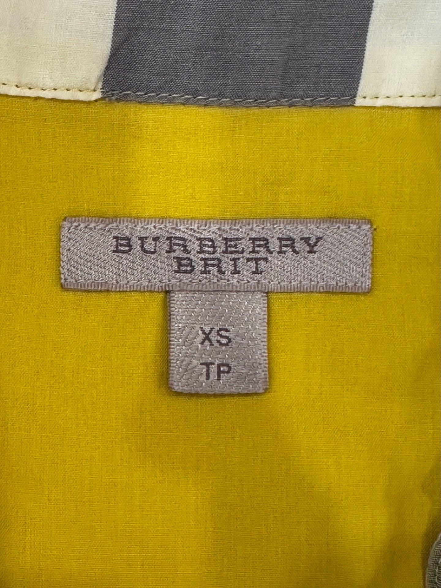 Burberry - Brit - Cotton - Yellow - (XS)