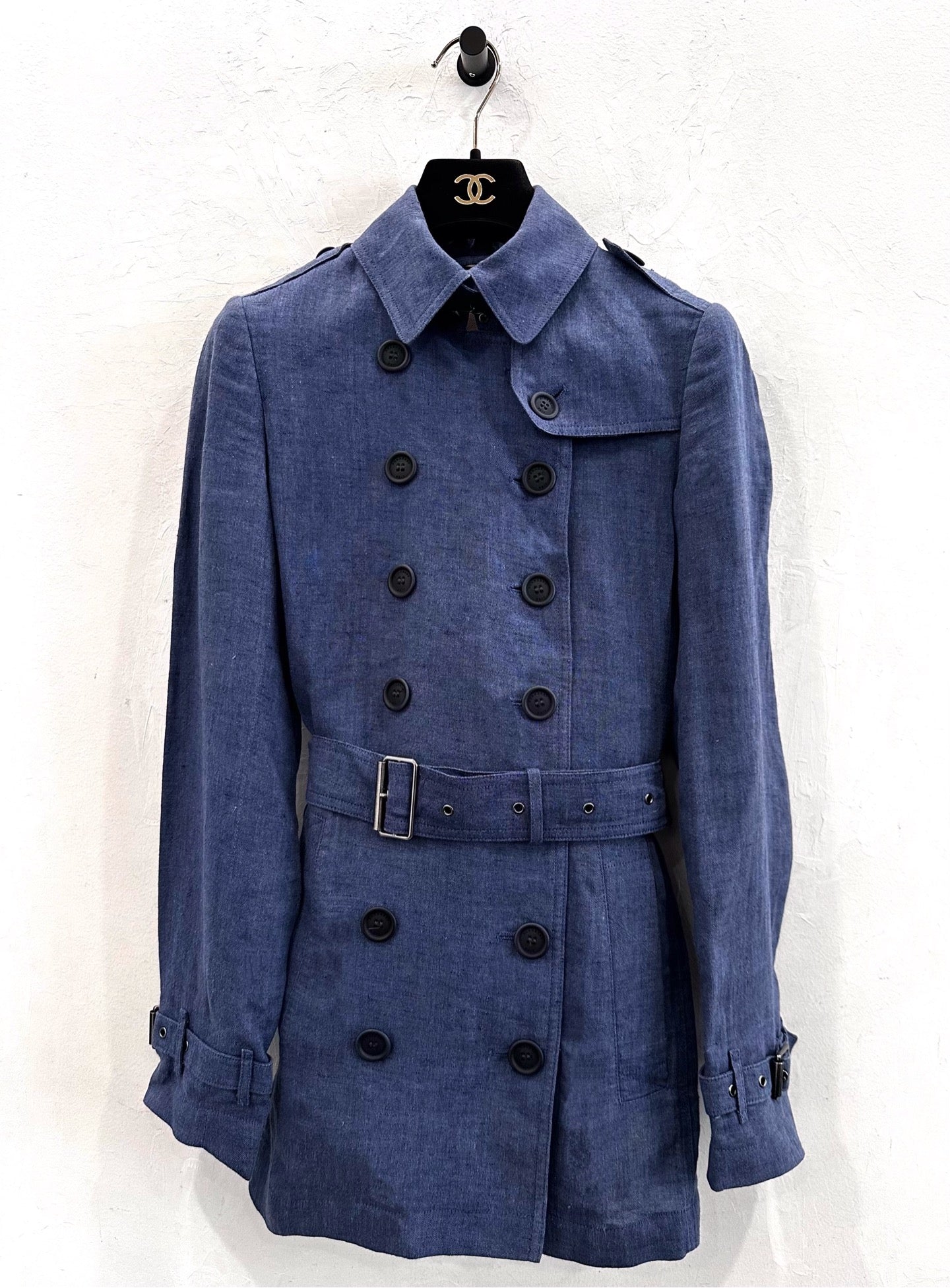 Burberry - Brit - Linen - Blue - (4)