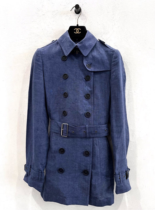 Burberry - Brit - Linen - Blue - (4)