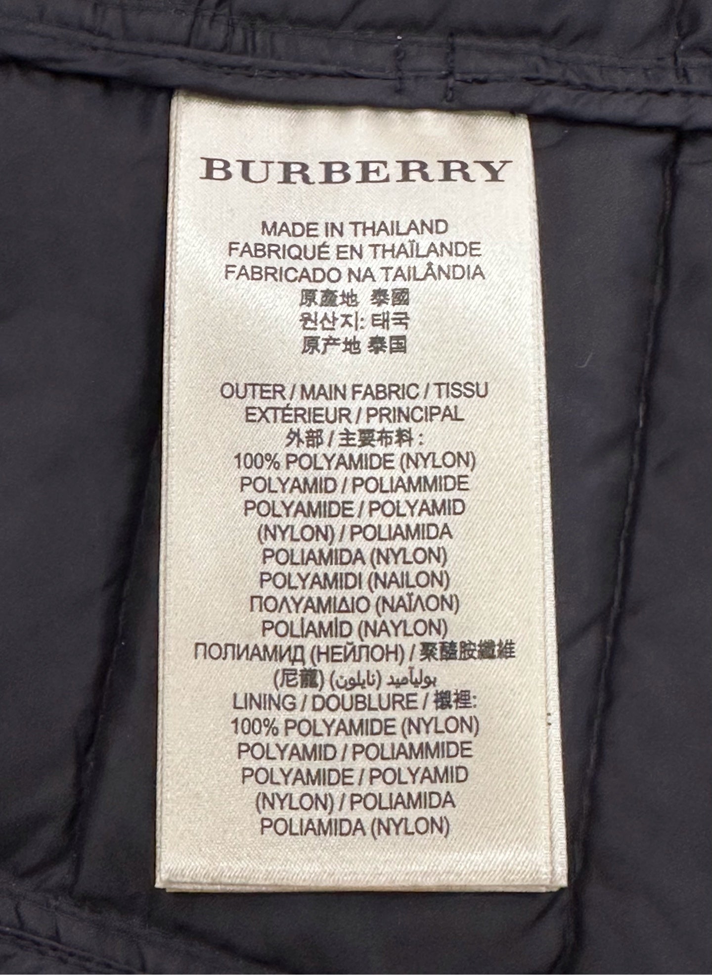 Burberry - Brit - Polyamide - Black - (S)