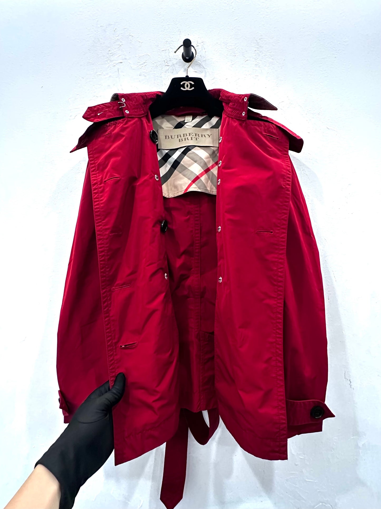 Burberry - Brit - Polyester - Red - (8)