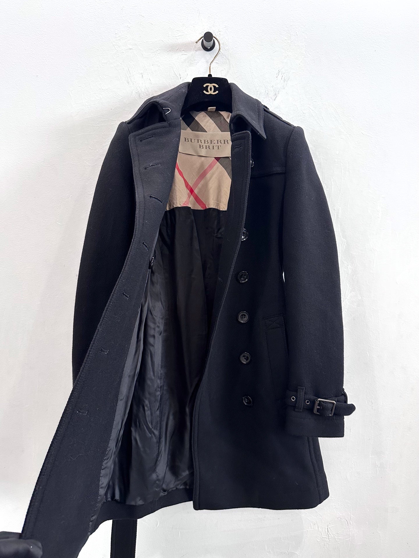 Burberry - Brit - Wool - Black - (4)