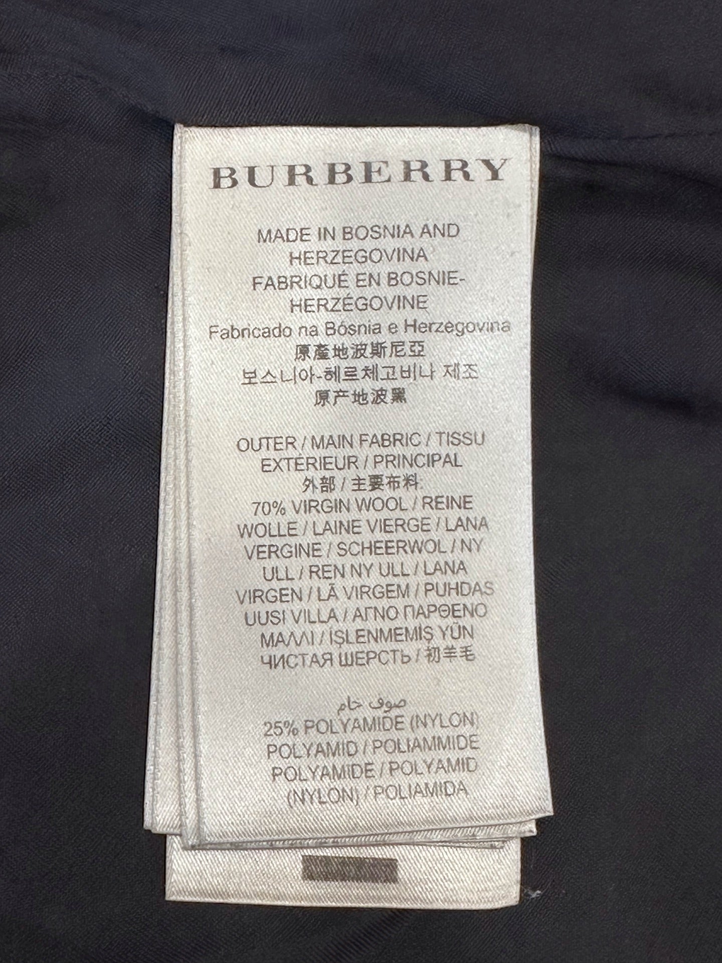 Burberry - Brit - Wool - Black - (4)