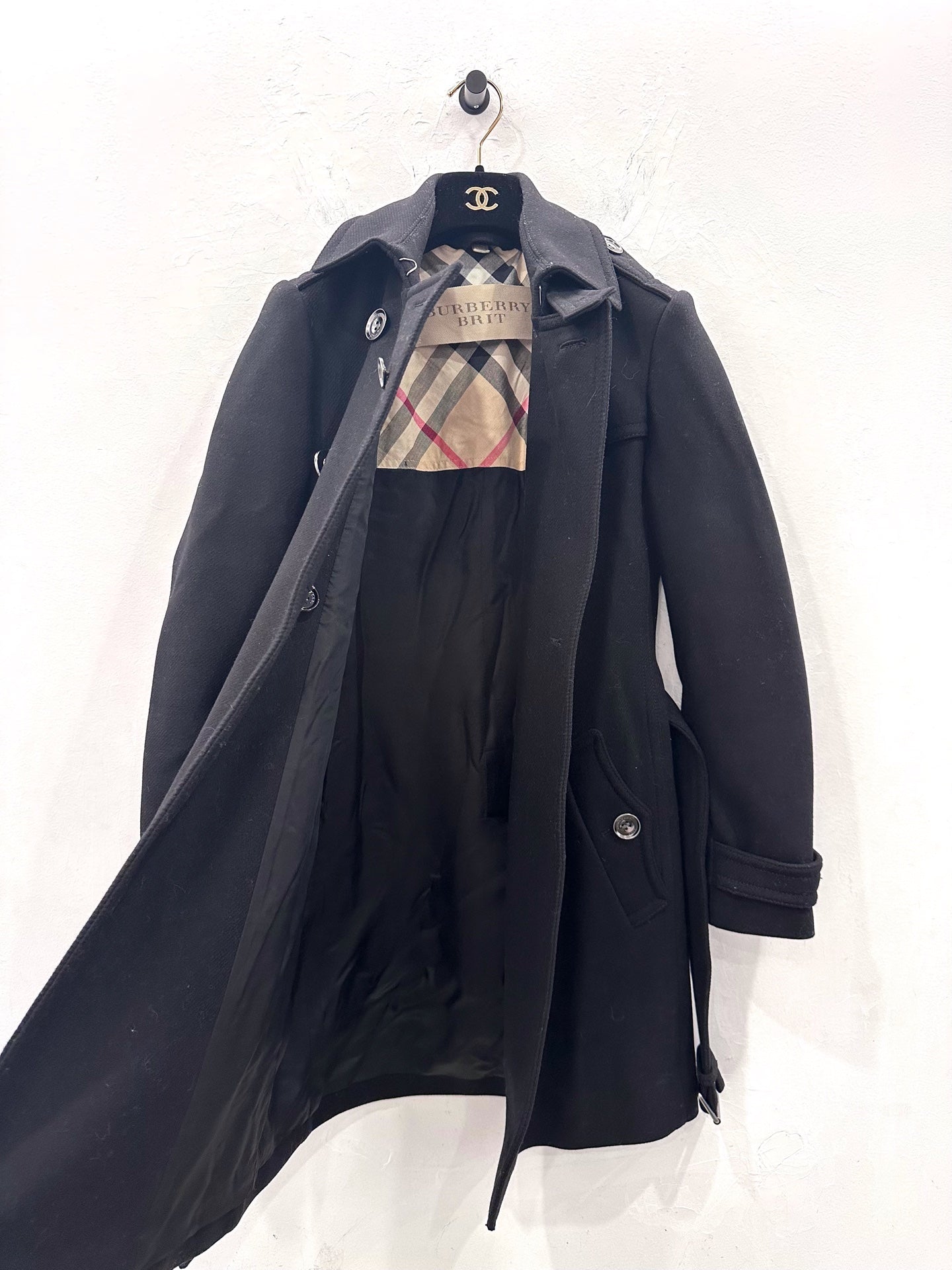 Burberry - Brit - Wool - Black - (6)