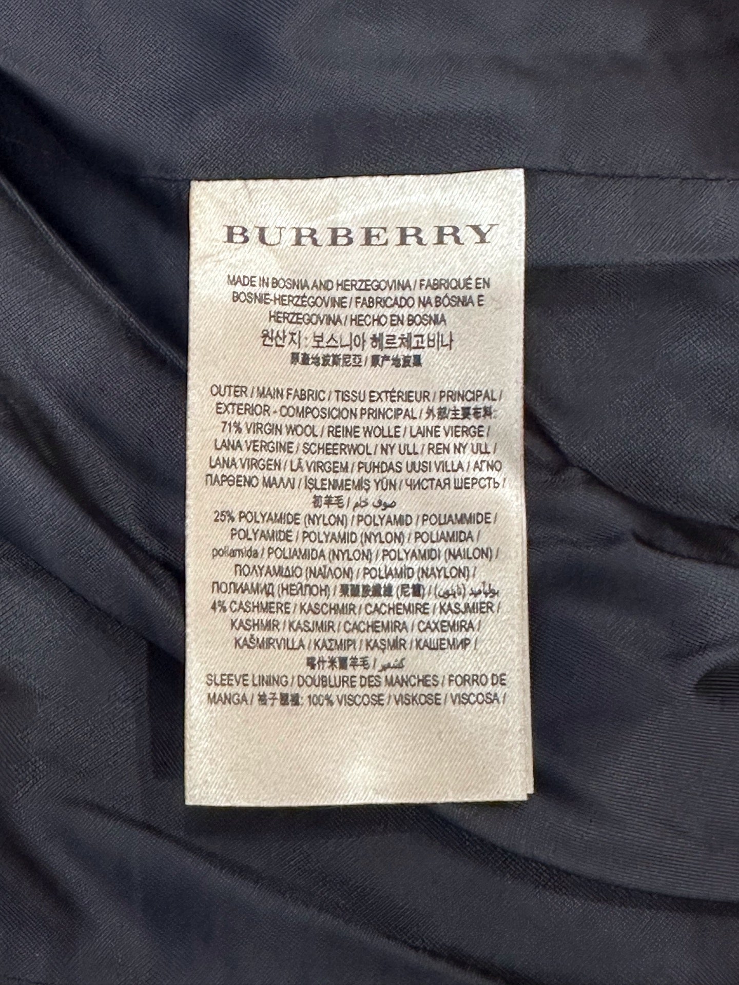 Burberry - Brit - Wool - Black - (6)