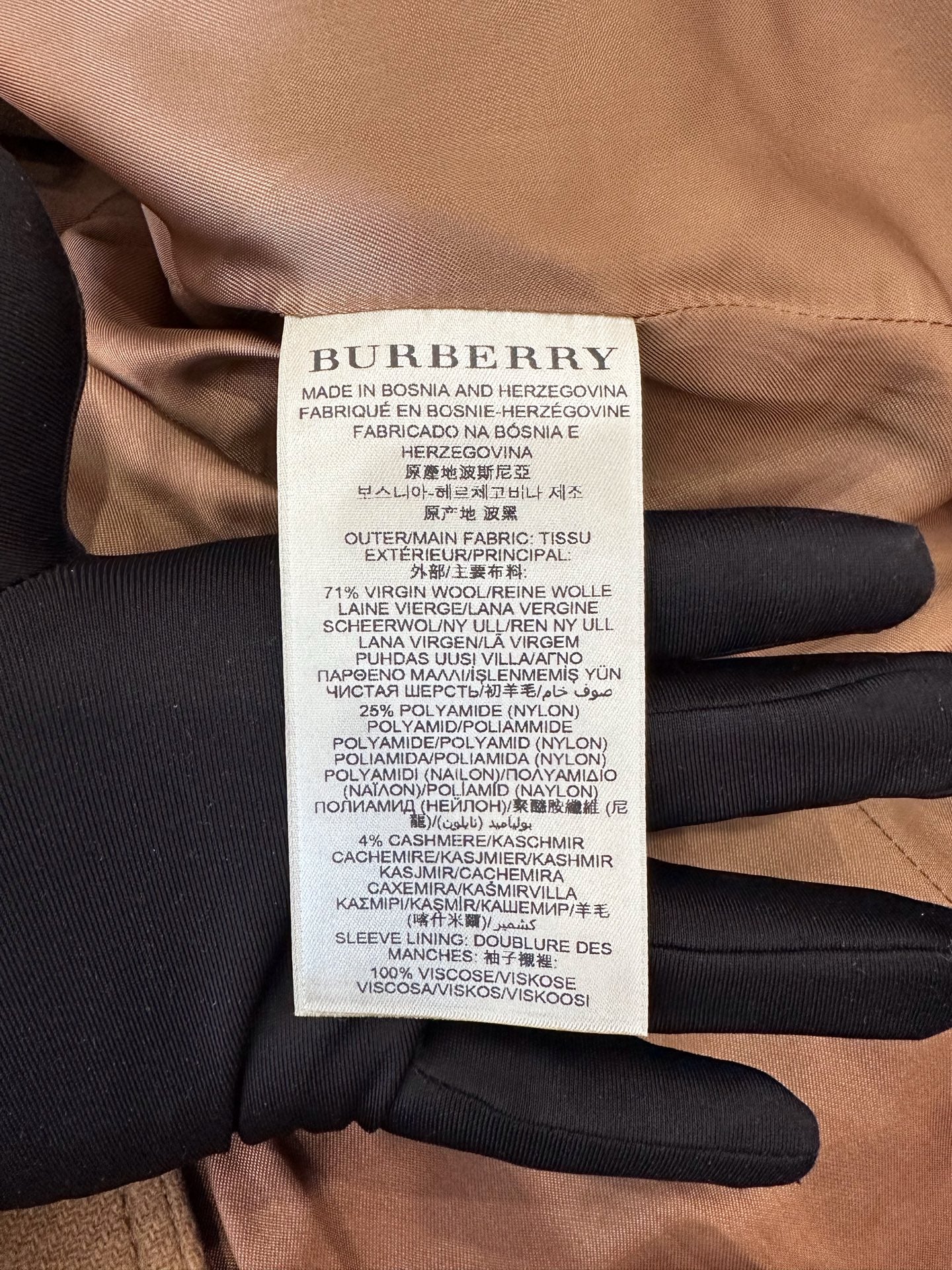 Burberry - Brit - Wool - Camel - (4)