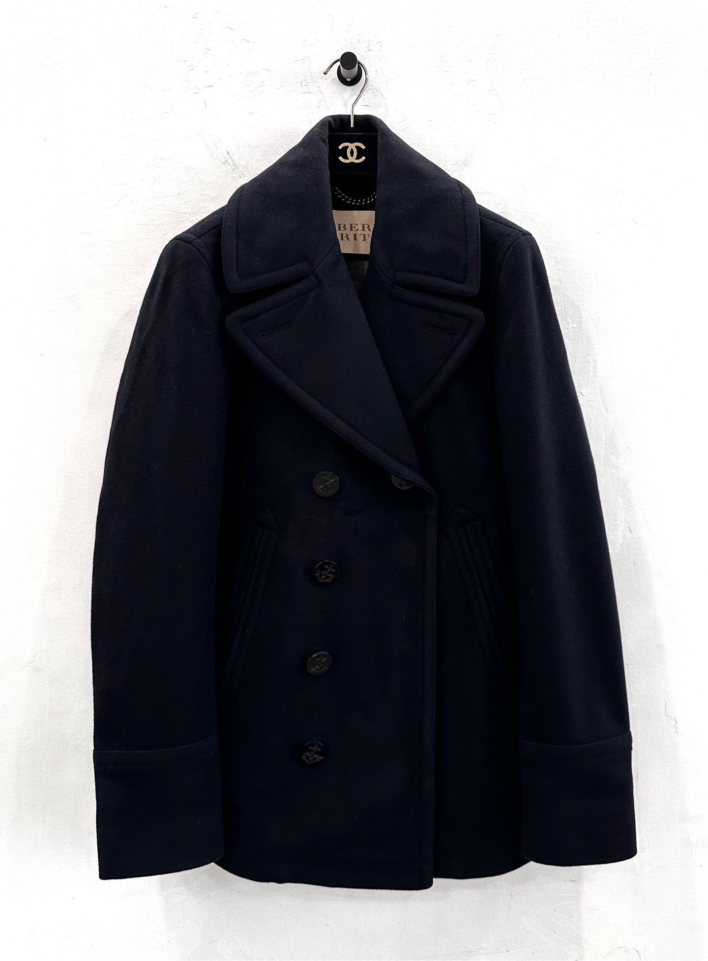 Burberry - Brit - Wool - Navy - (S)