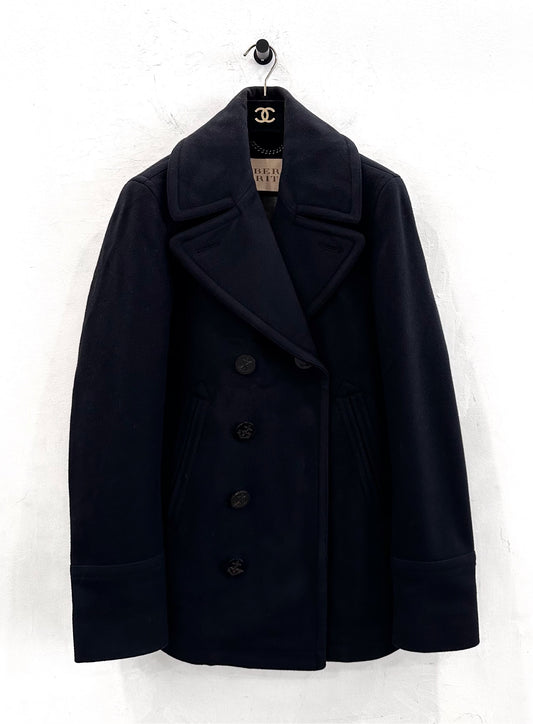 Burberry - Brit - Wool - Navy - (S)