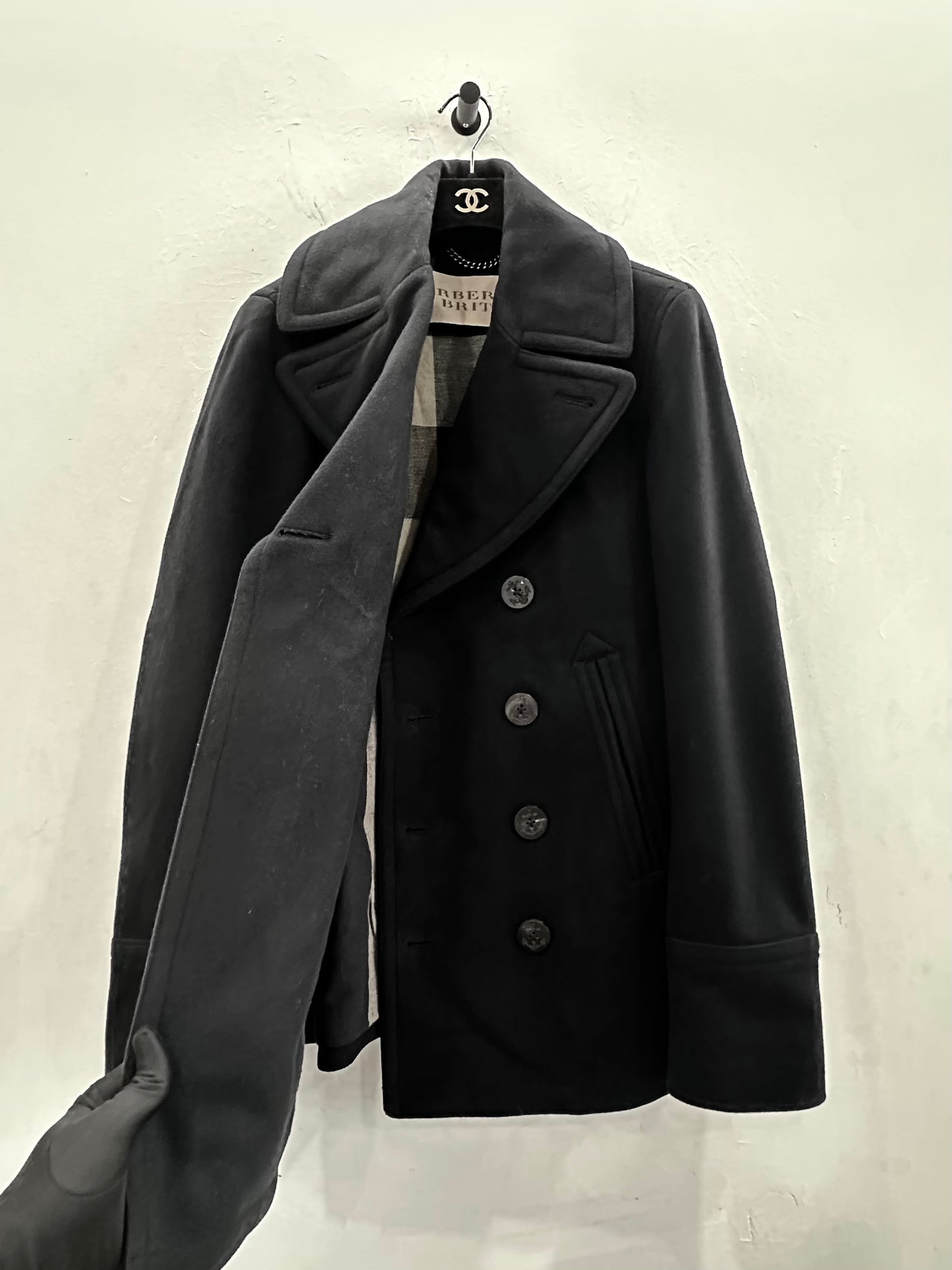 Burberry - Brit - Wool - Navy - (S)