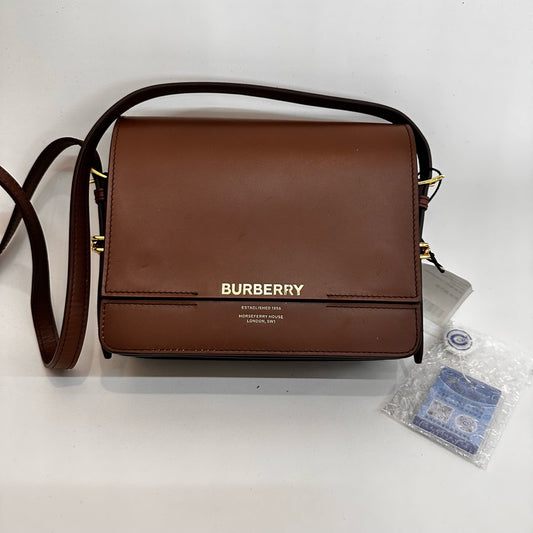 Burberry - Crossbody Bag - Leather - Brown - (Small)