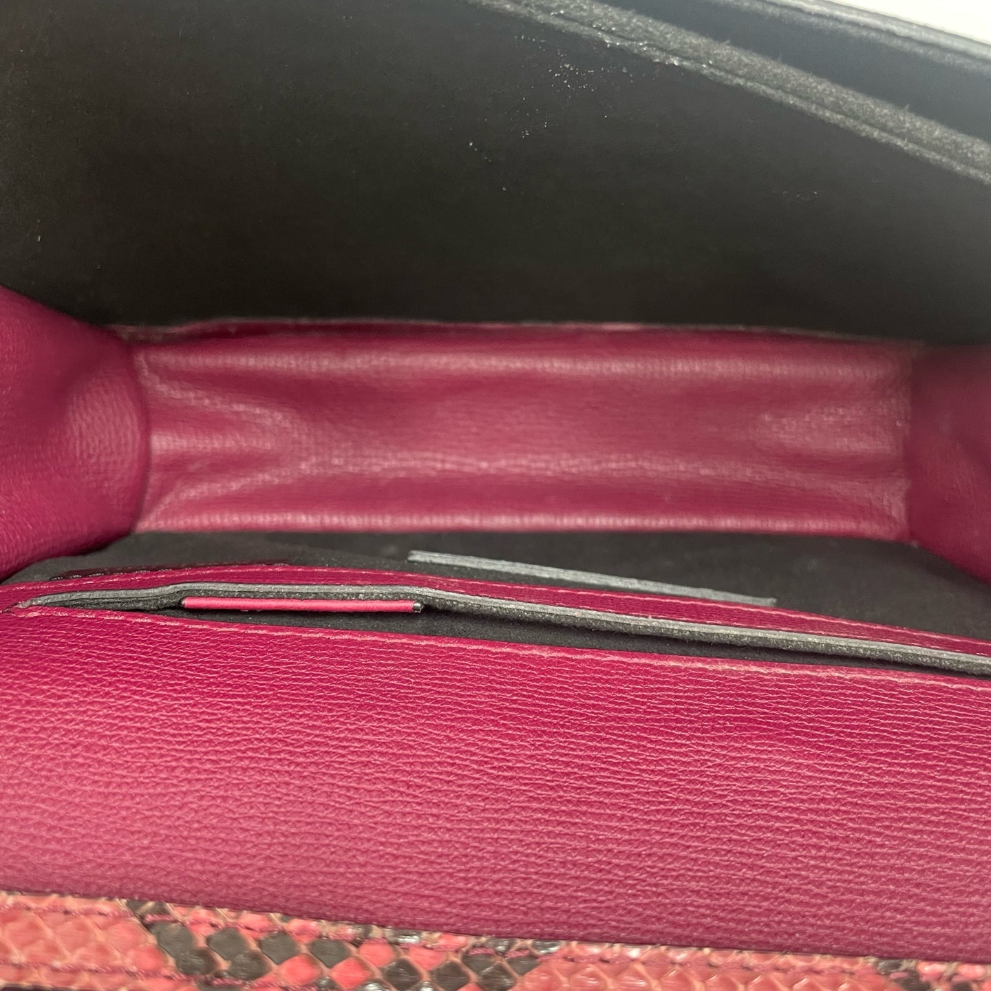 Burberry - Envelope Messenger Bag - Snakeskin leather - Pink - (small)