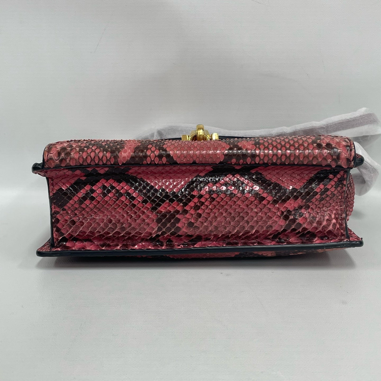 Burberry - Envelope Messenger Bag - Snakeskin leather - Pink - (small)