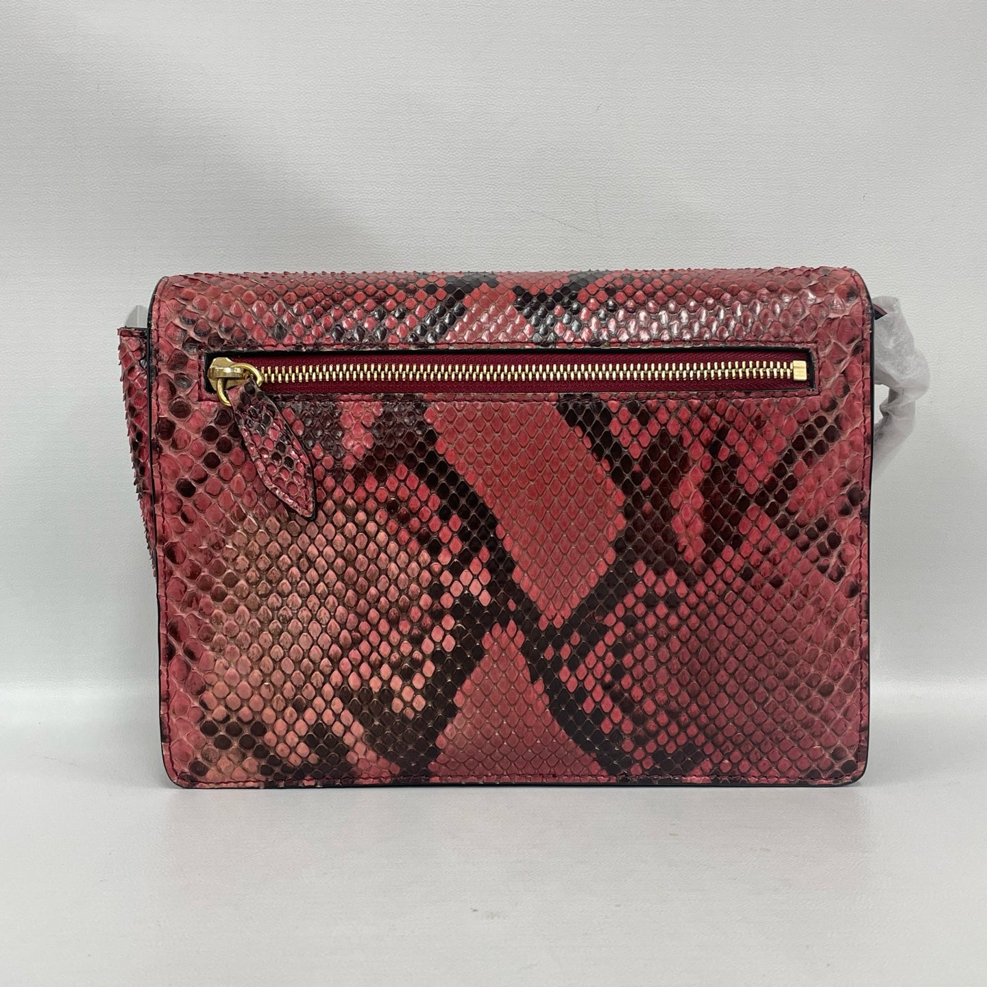 Burberry - Envelope Messenger Bag - Snakeskin leather - Pink - (small)
