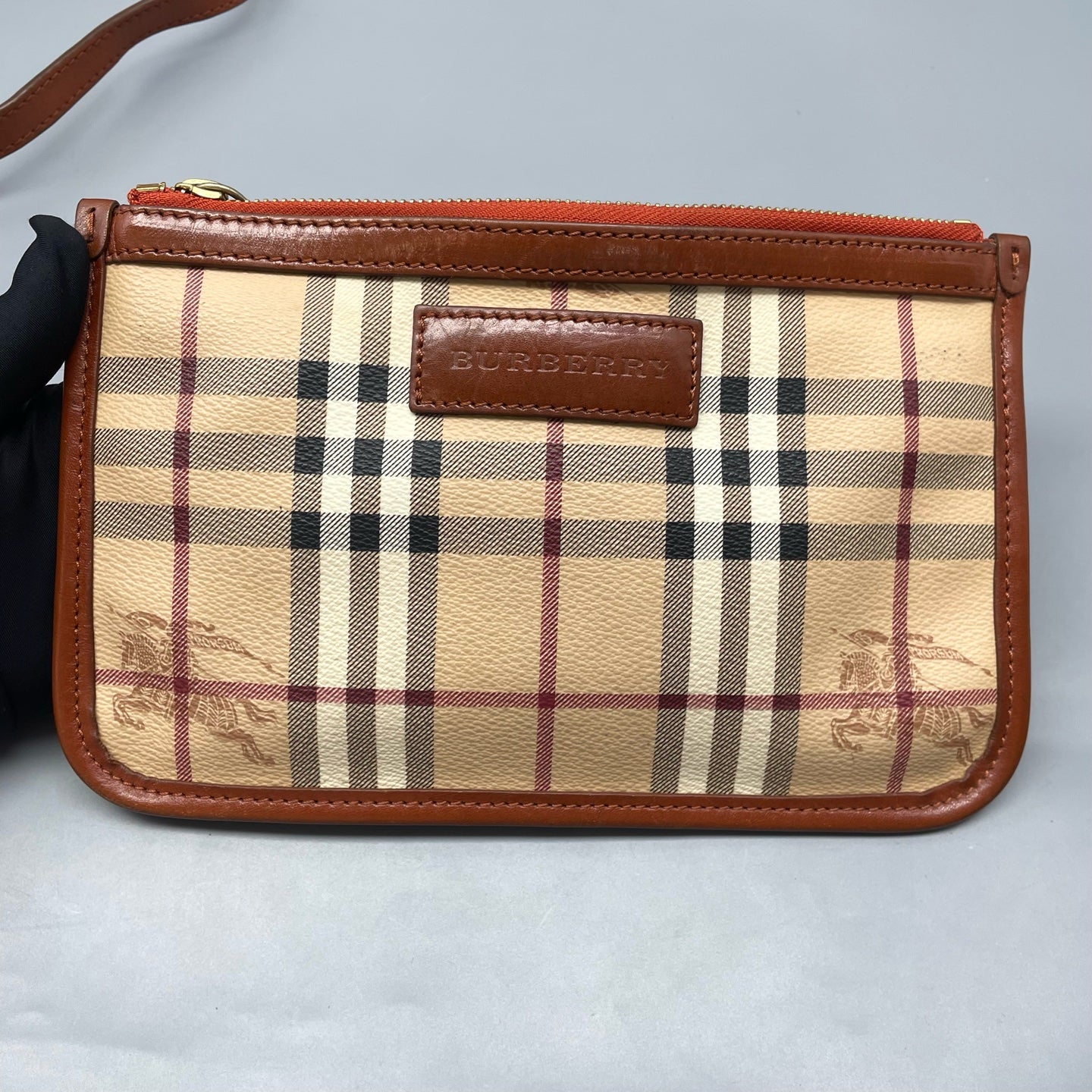 Burberry - Equestrian Knight Tote Bag - Coated canvas and leather - Beige with Brown accents - (medium)
