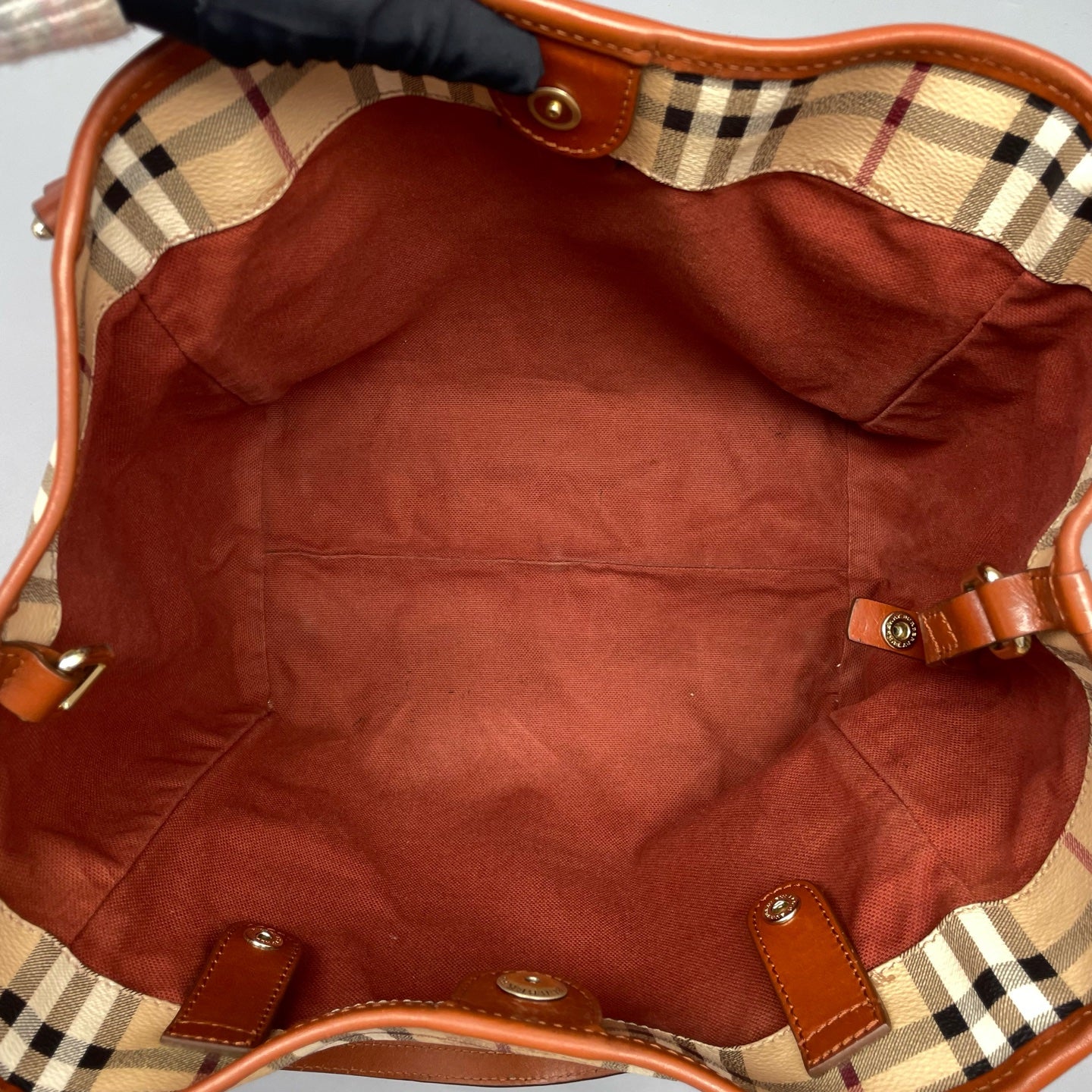 Burberry - Equestrian Knight Tote Bag - Coated canvas and leather - Beige with Brown accents - (medium)