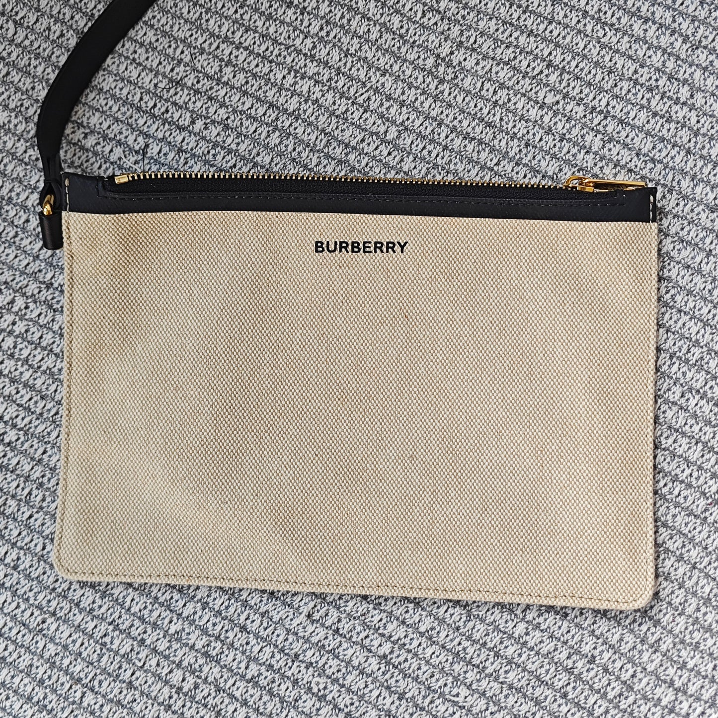 Burberry - Freya Tote - Cotton - Beige - (Medium)