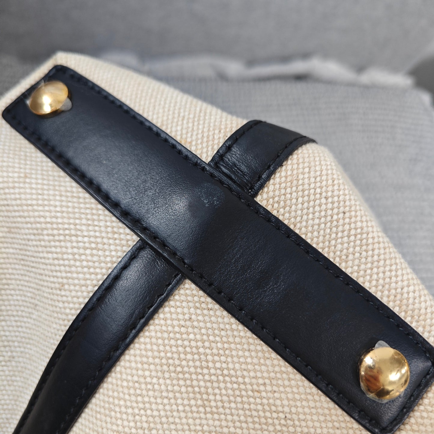 Burberry - Freya Tote - Cotton - Beige - (Medium)