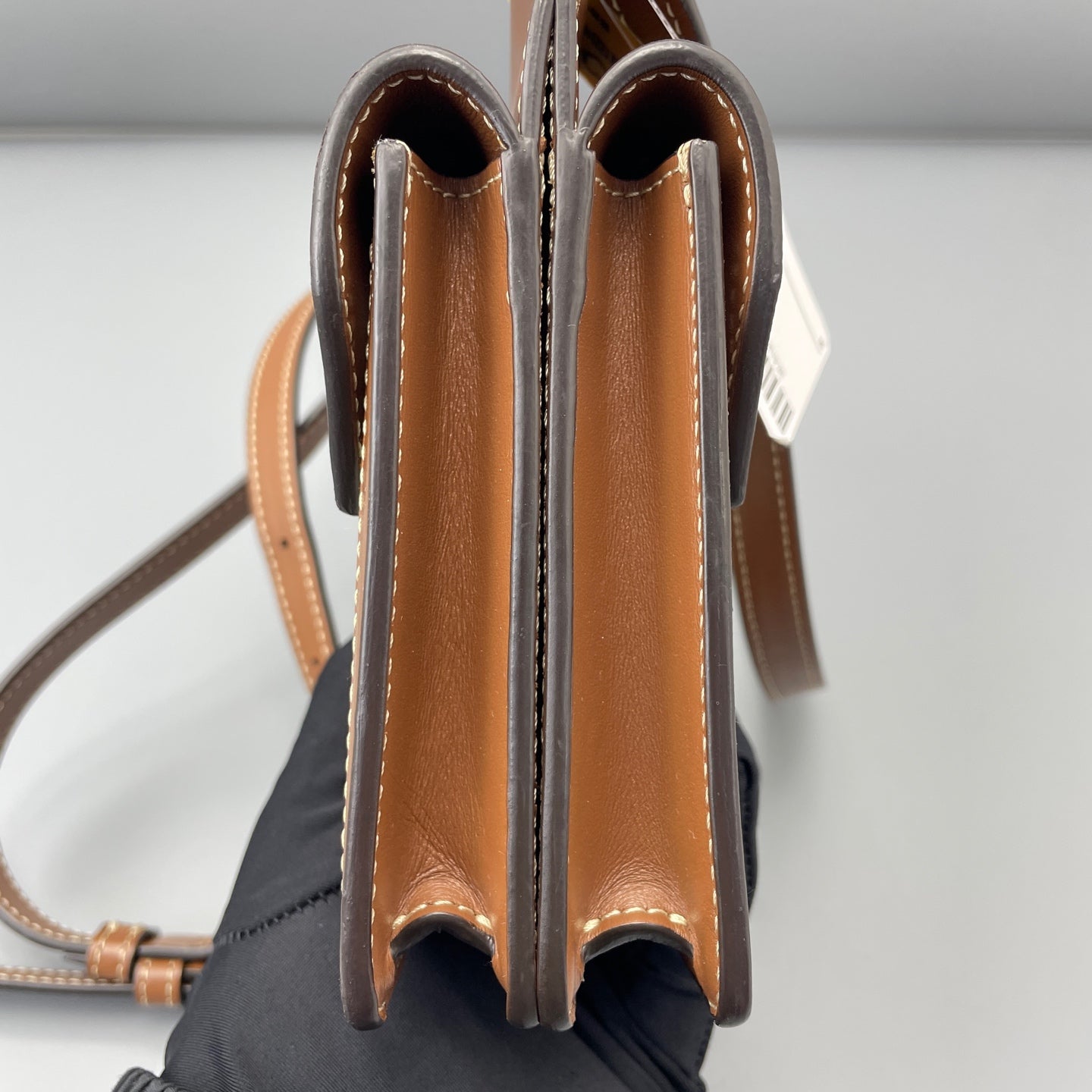 Burberry - Horseferry Print Pocket Bag - Leather and Canvas - Brown - (mini)