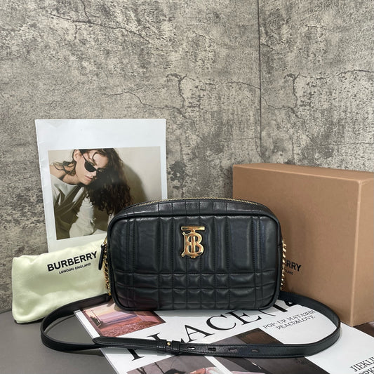 Burberry - Lola Camera Bag - Leather - Black - (small)