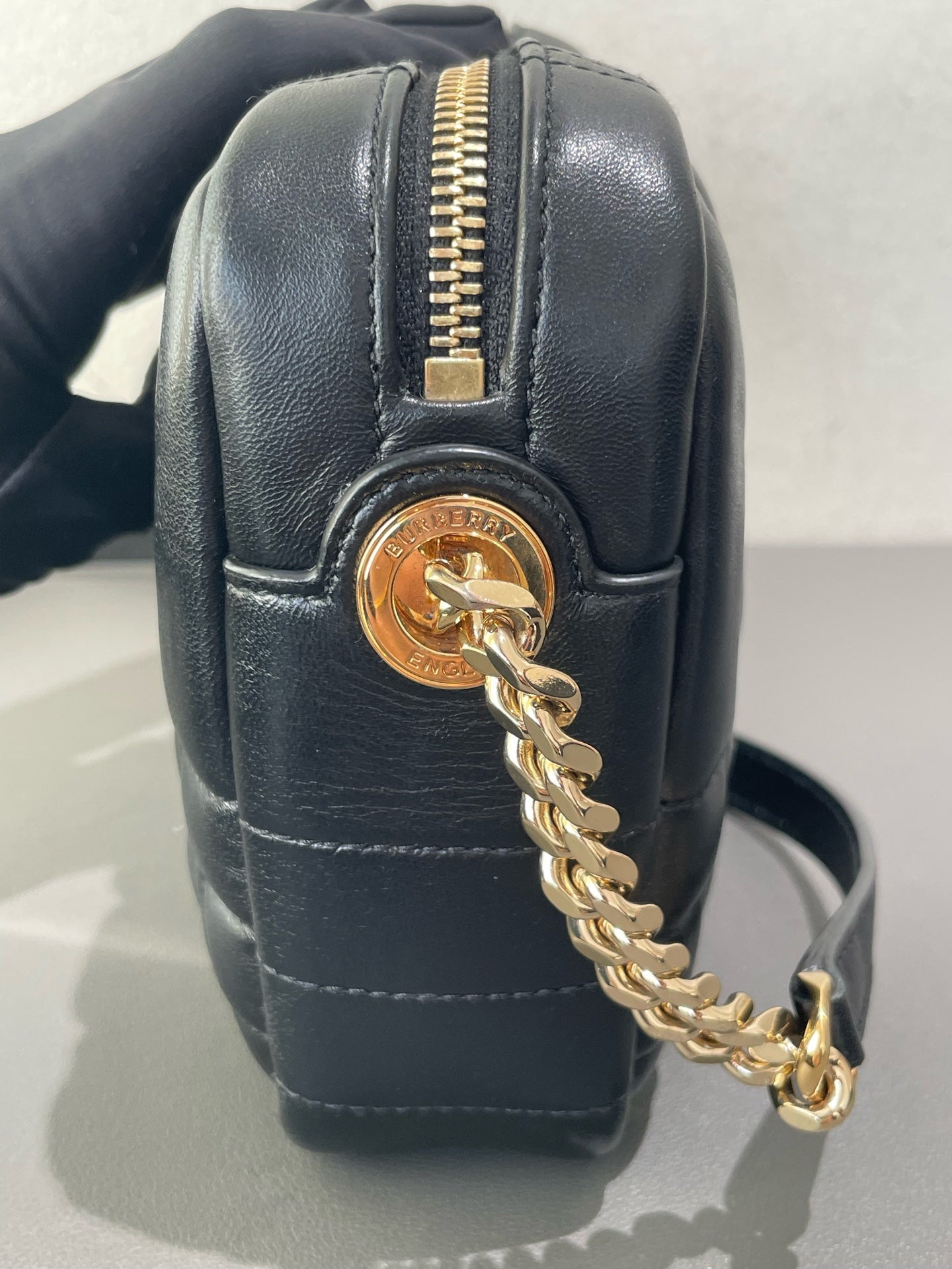 Burberry - Lola Camera Bag - Leather - Black - (small)