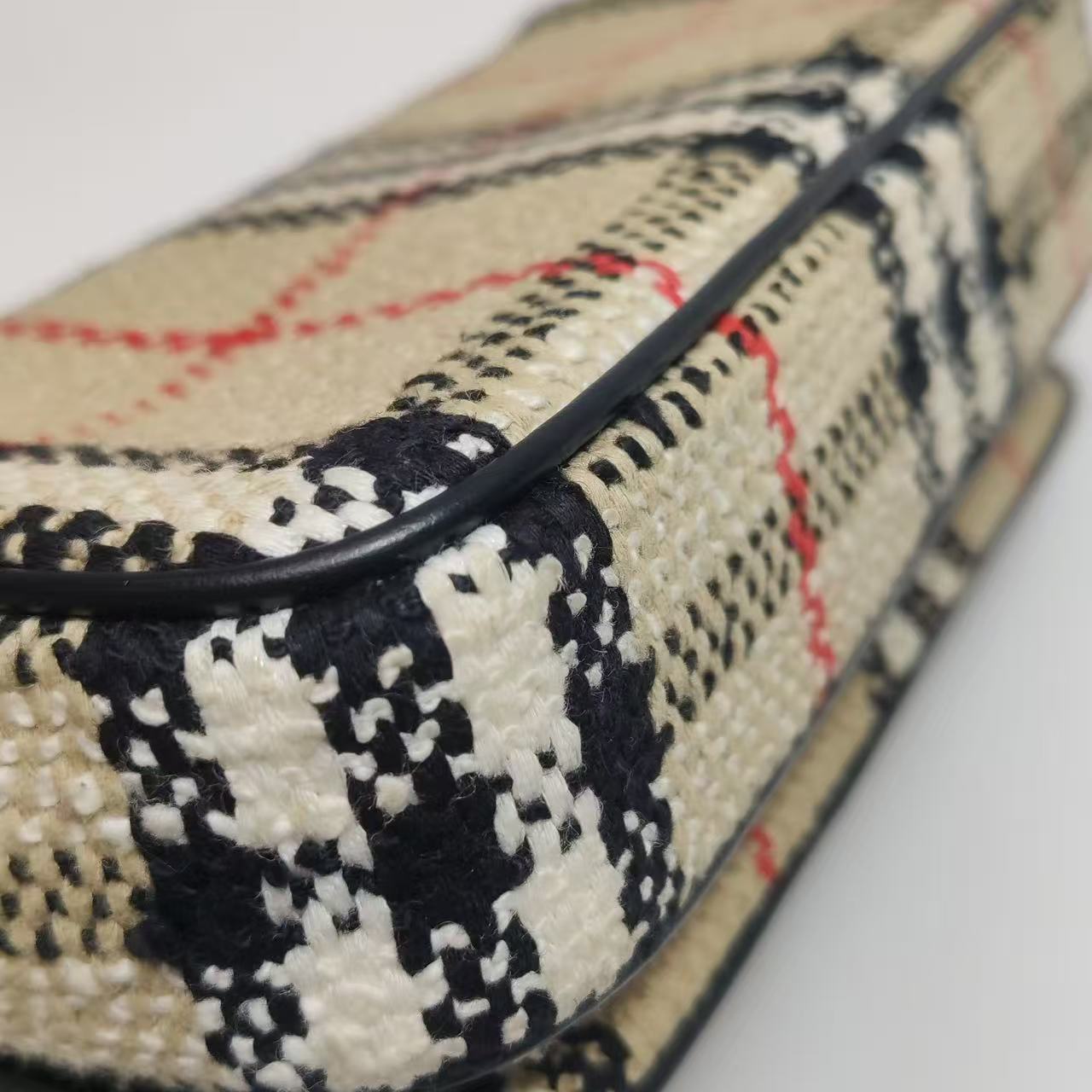Burberry - Lola - Tweed and Leather - Multicolour with Gold-Tone Hardware - (mini)