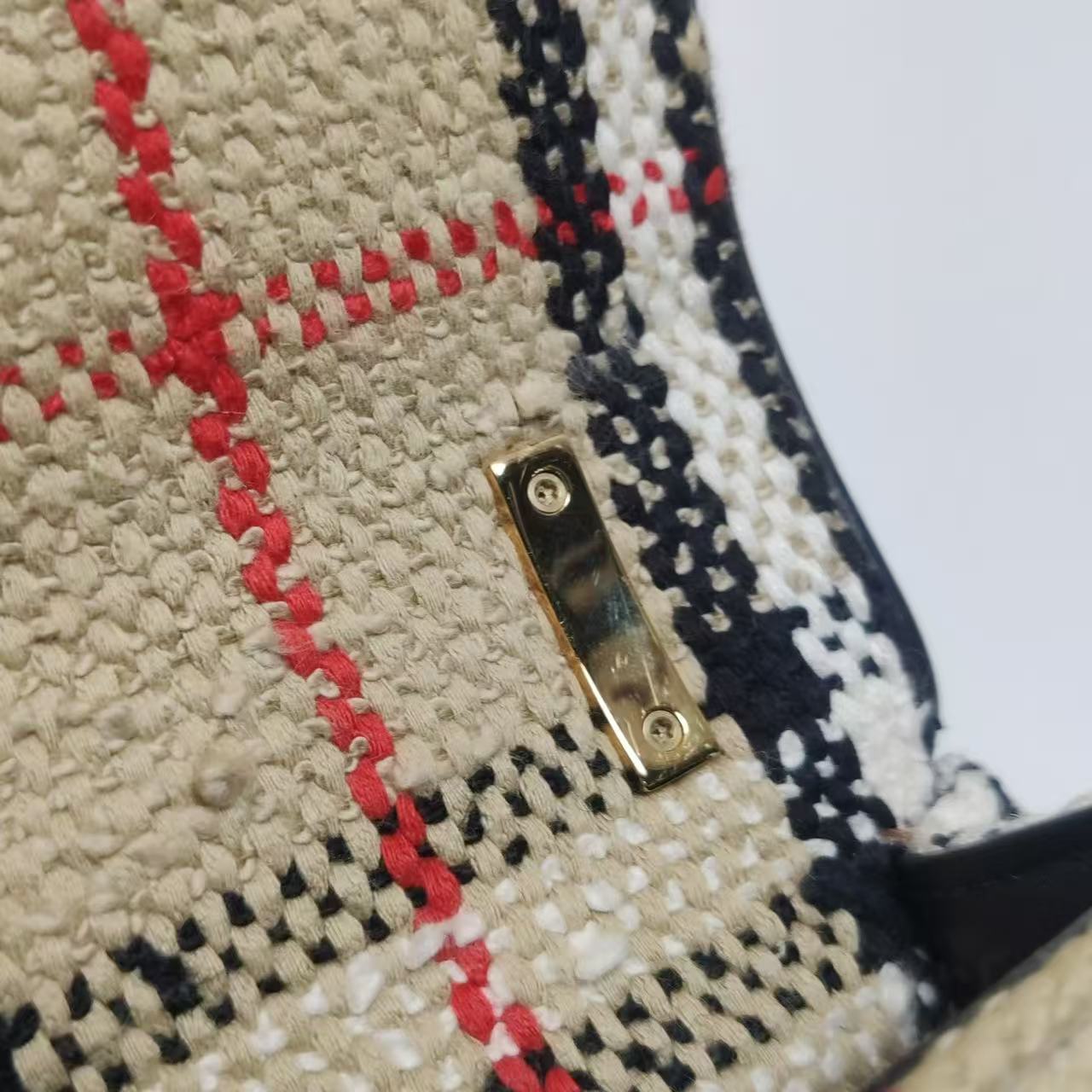 Burberry - Lola - Tweed and Leather - Multicolour with Gold-Tone Hardware - (mini)