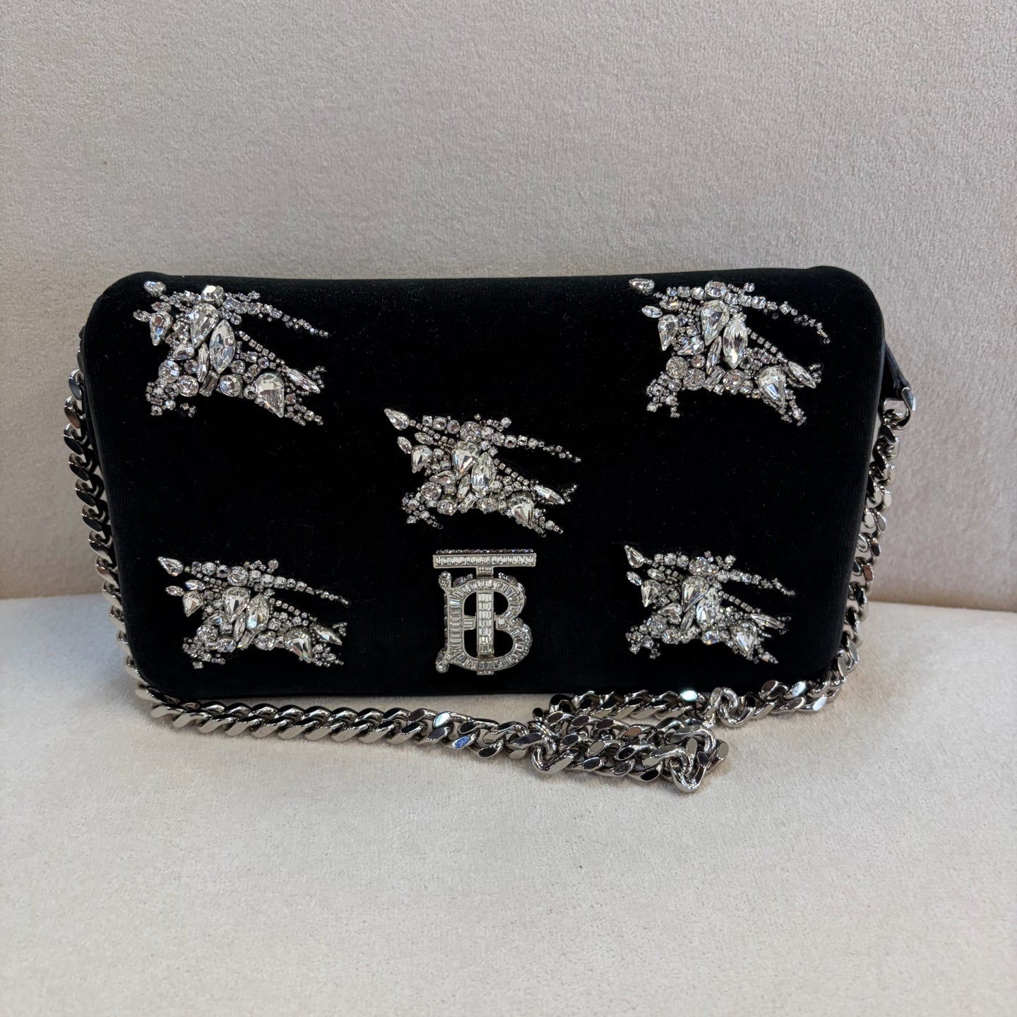 Burberry - Lola - Velvet - Black - (small)