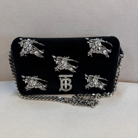Burberry - Lola - Velvet - Black - (small)