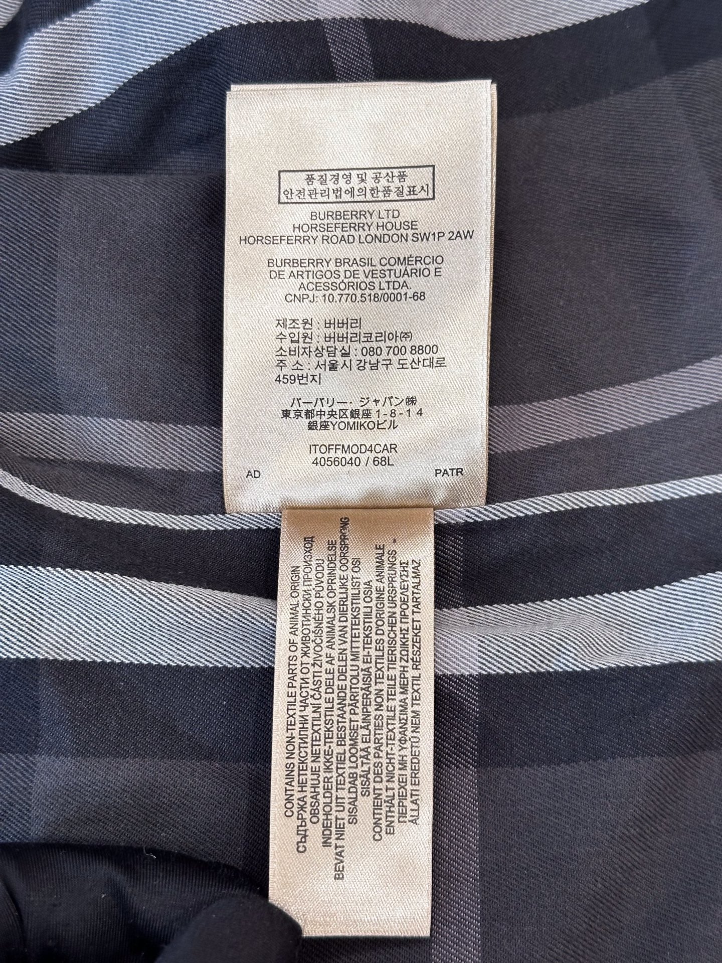 Burberry - London - Cotton - Grey - (48)