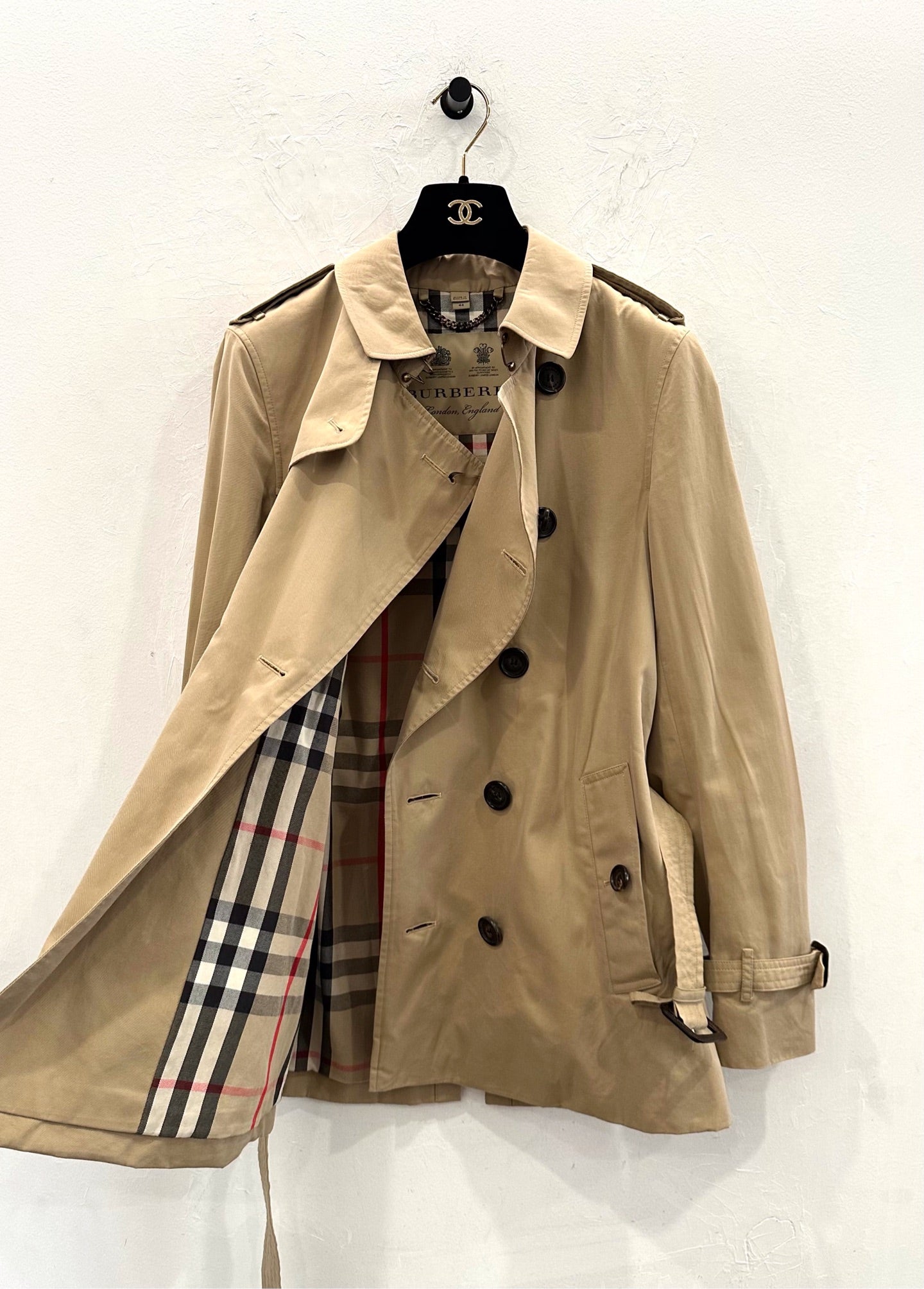 Burberry - London double crown series - Cotton - Brown - (46)