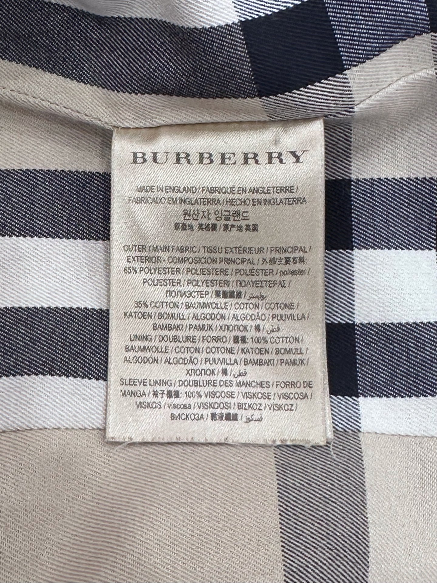 Burberry - London - Polyester - Beige - (6)