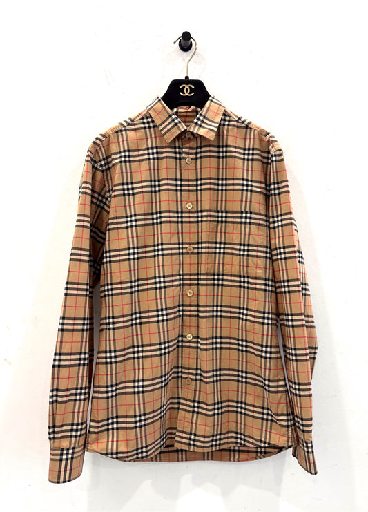 Burberry - Nova Check Shirt Jacket - Cotton and Elastane blend - Beige - (S)