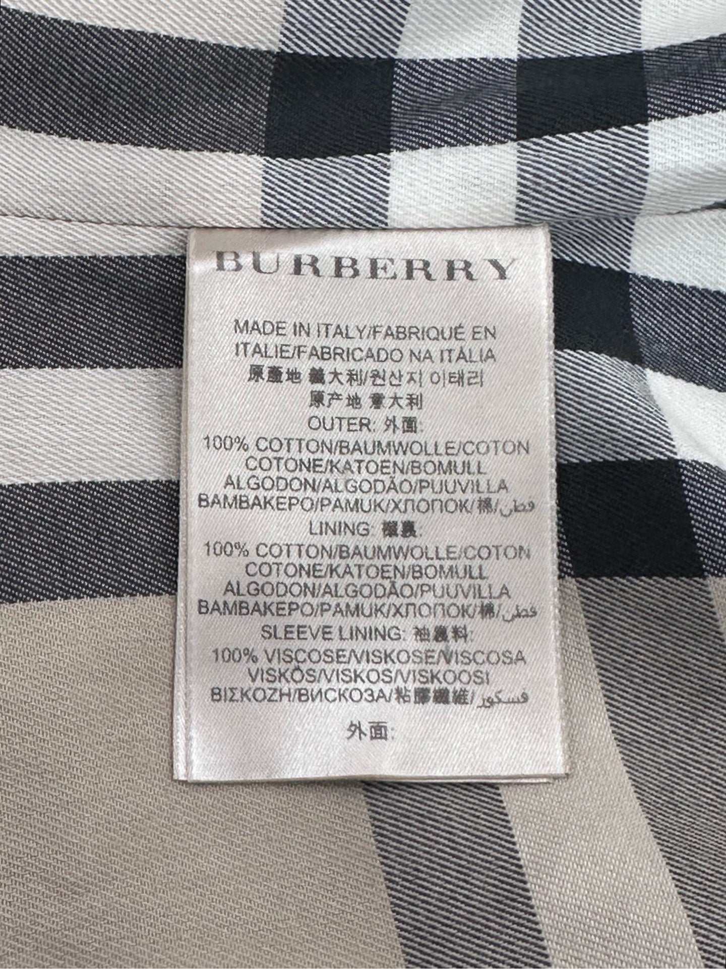 Burberry - Other - Cotton - Beige - (50)