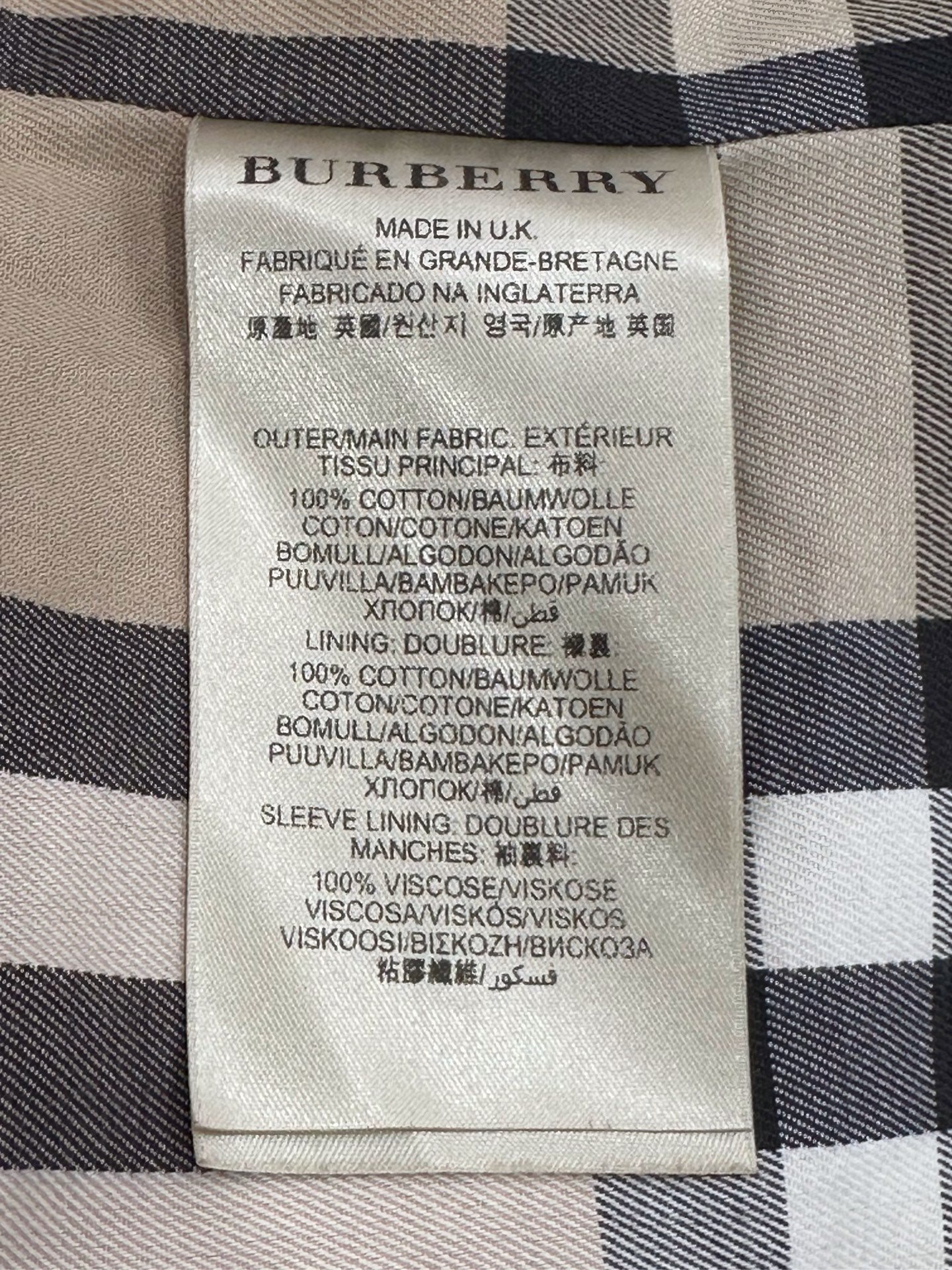 Burberry - Other - Cotton - Beige - (52)