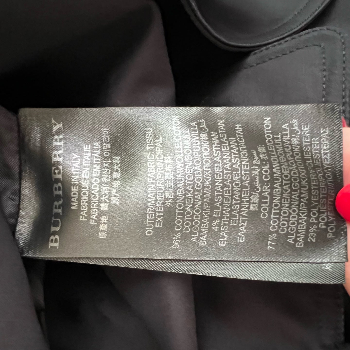 Burberry - Other - Cotton - Black - (40)