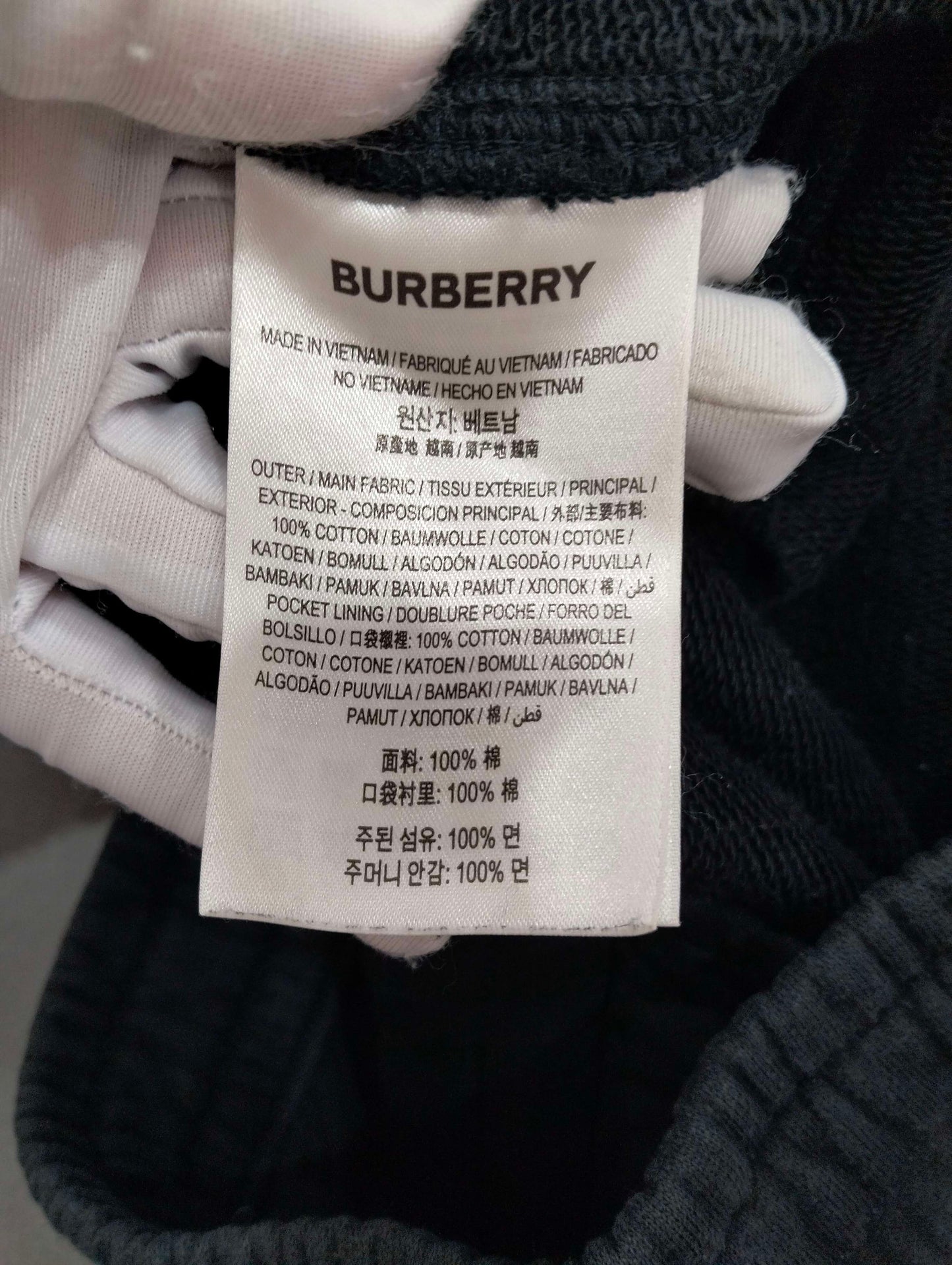 Burberry - Other - Cotton - Black - (L)
