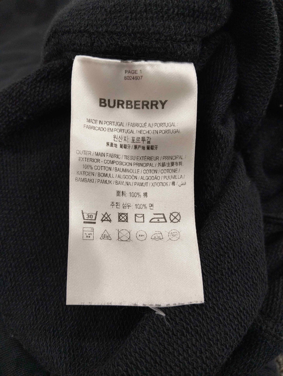 Burberry - Other - Cotton - Black - (L)