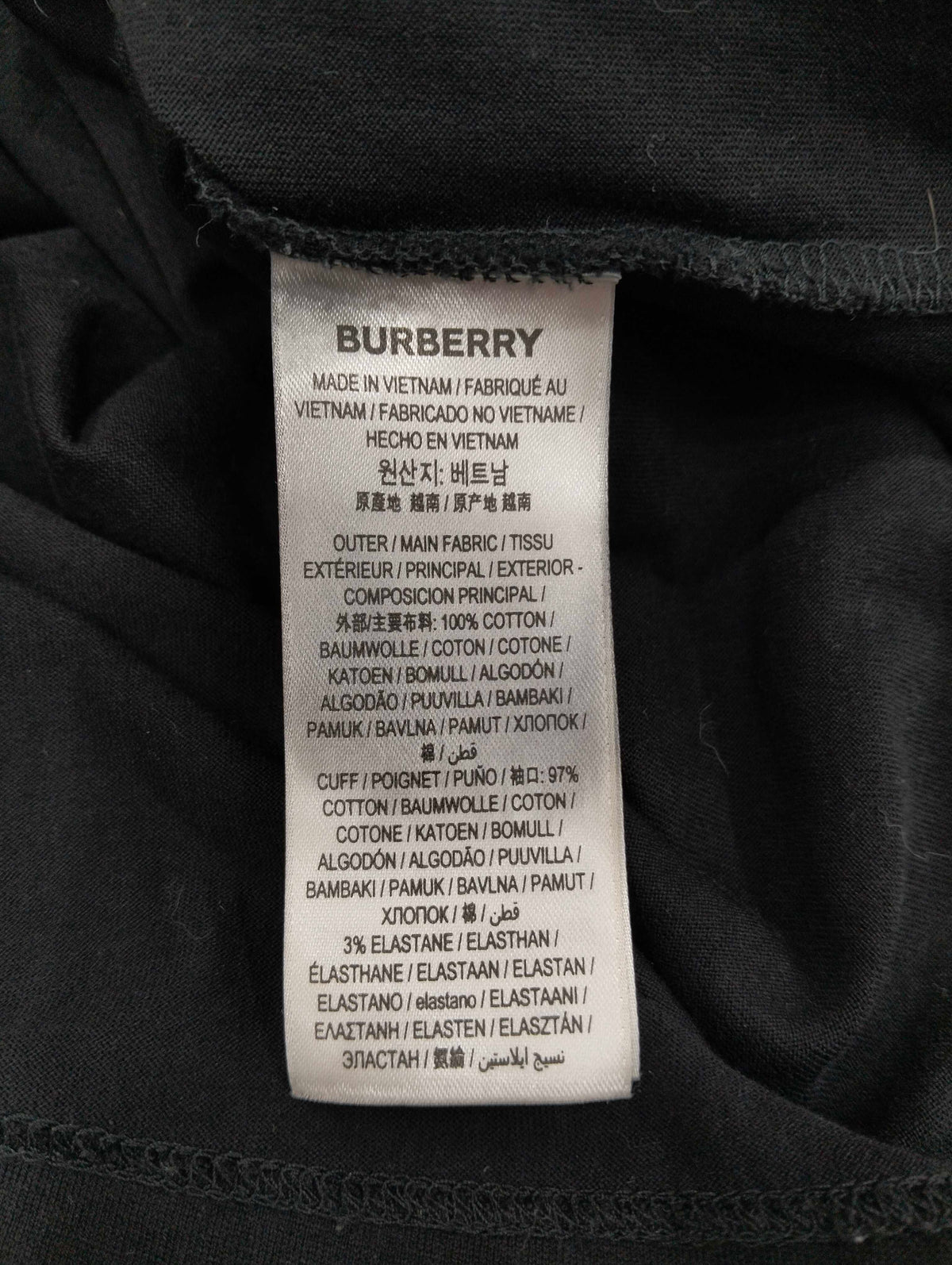 Burberry - Other - Cotton - Black - (L)