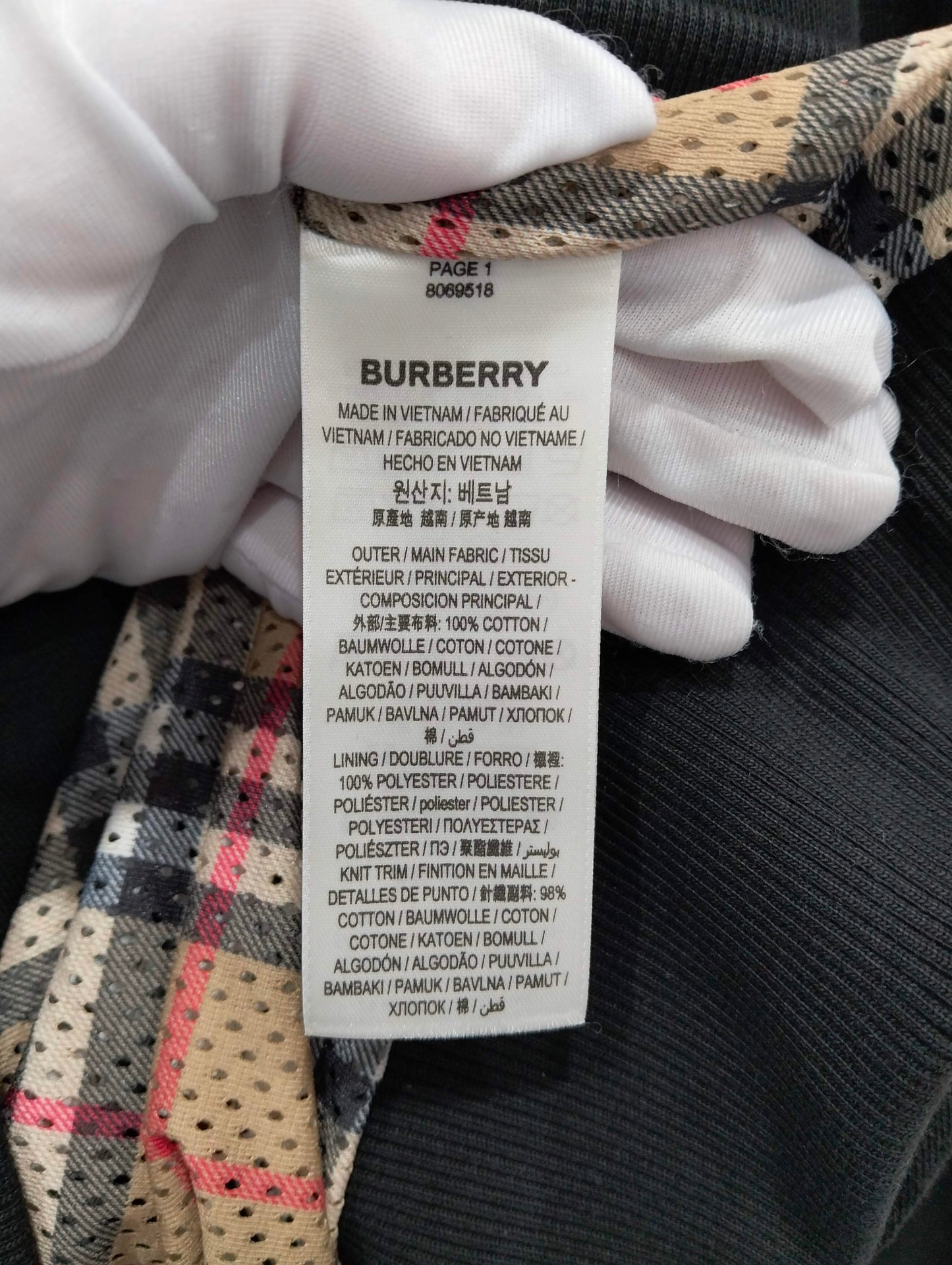 Burberry - Other - Cotton - Black - (M)