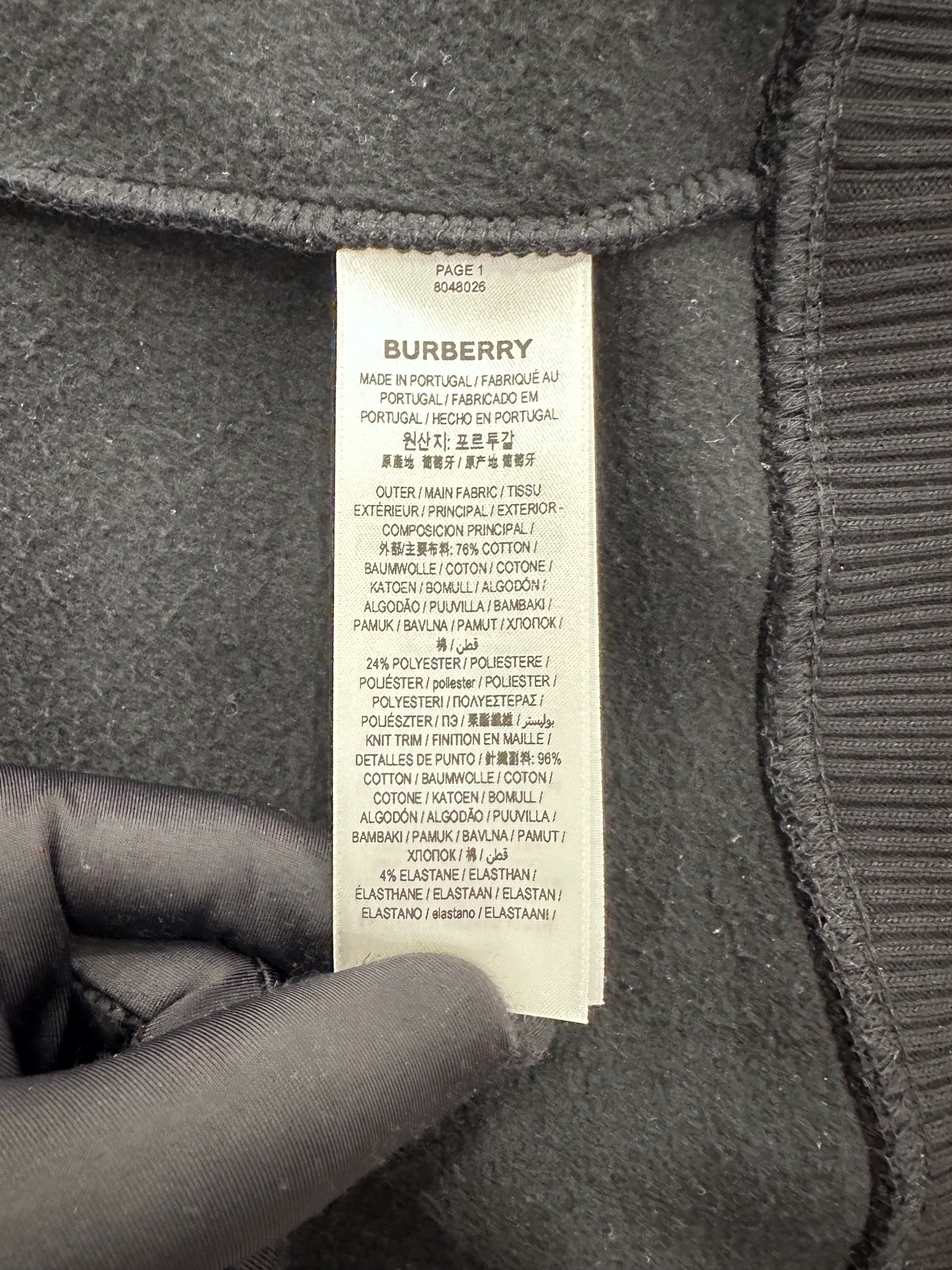Burberry - Other - Cotton - Black - (M)