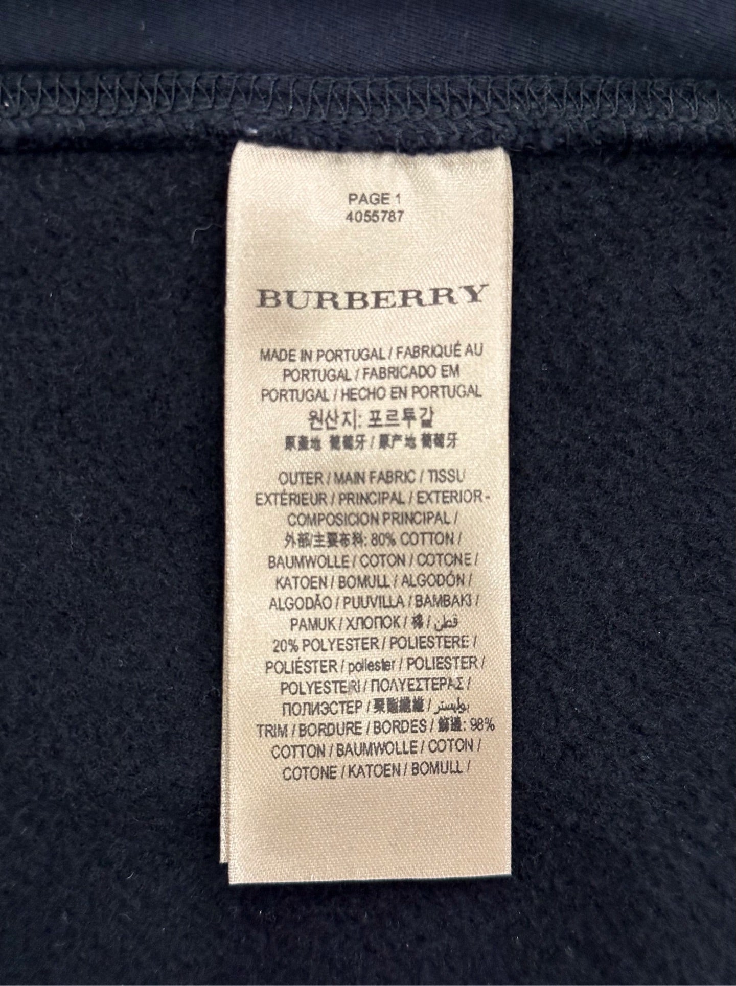 Burberry - Other - Cotton - Black - (S)